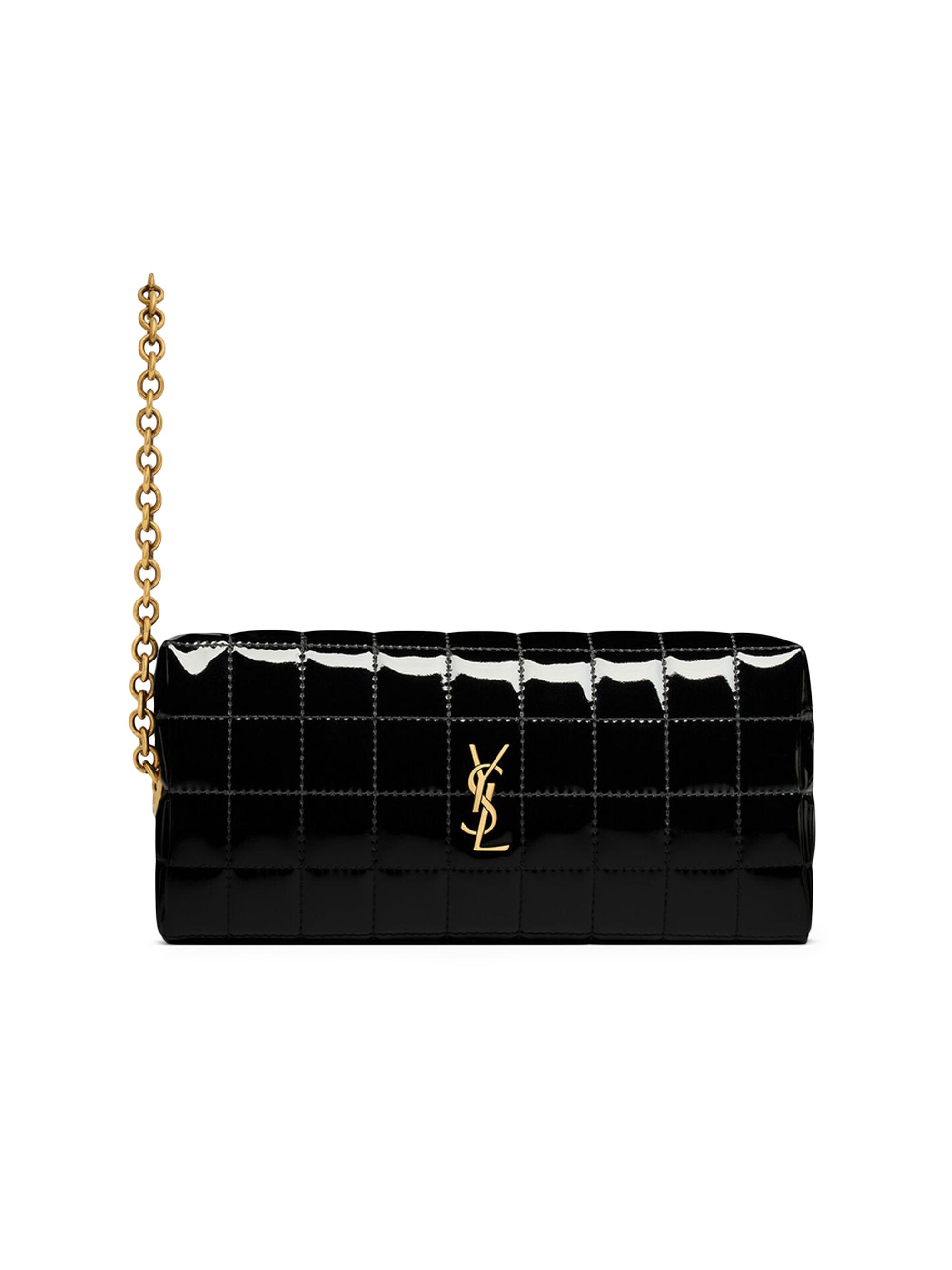 Saint Laurent Cassandre Matelassé Carré Pouch on Chain | Saks