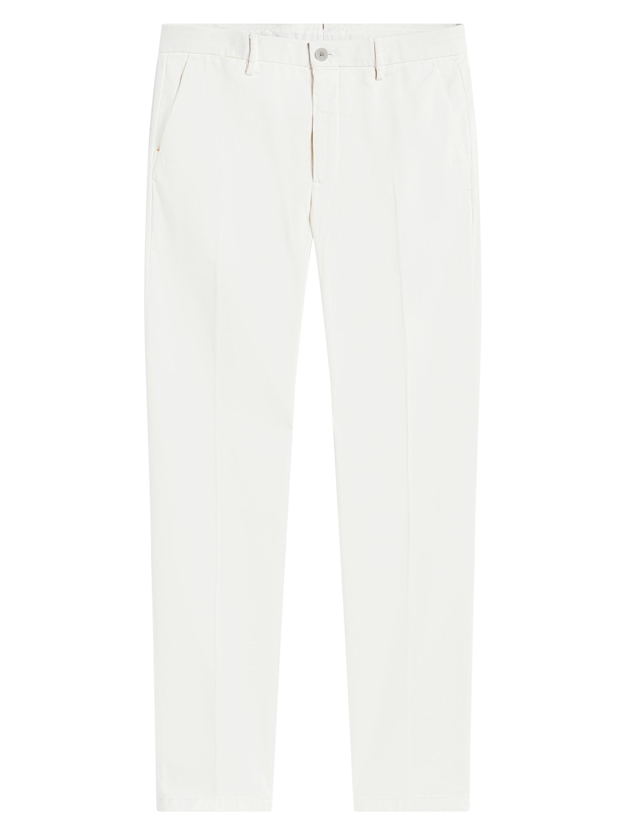Bugatchi Men's Stretch Cotton-Blend Straight-Leg Chino Pants - Chalk