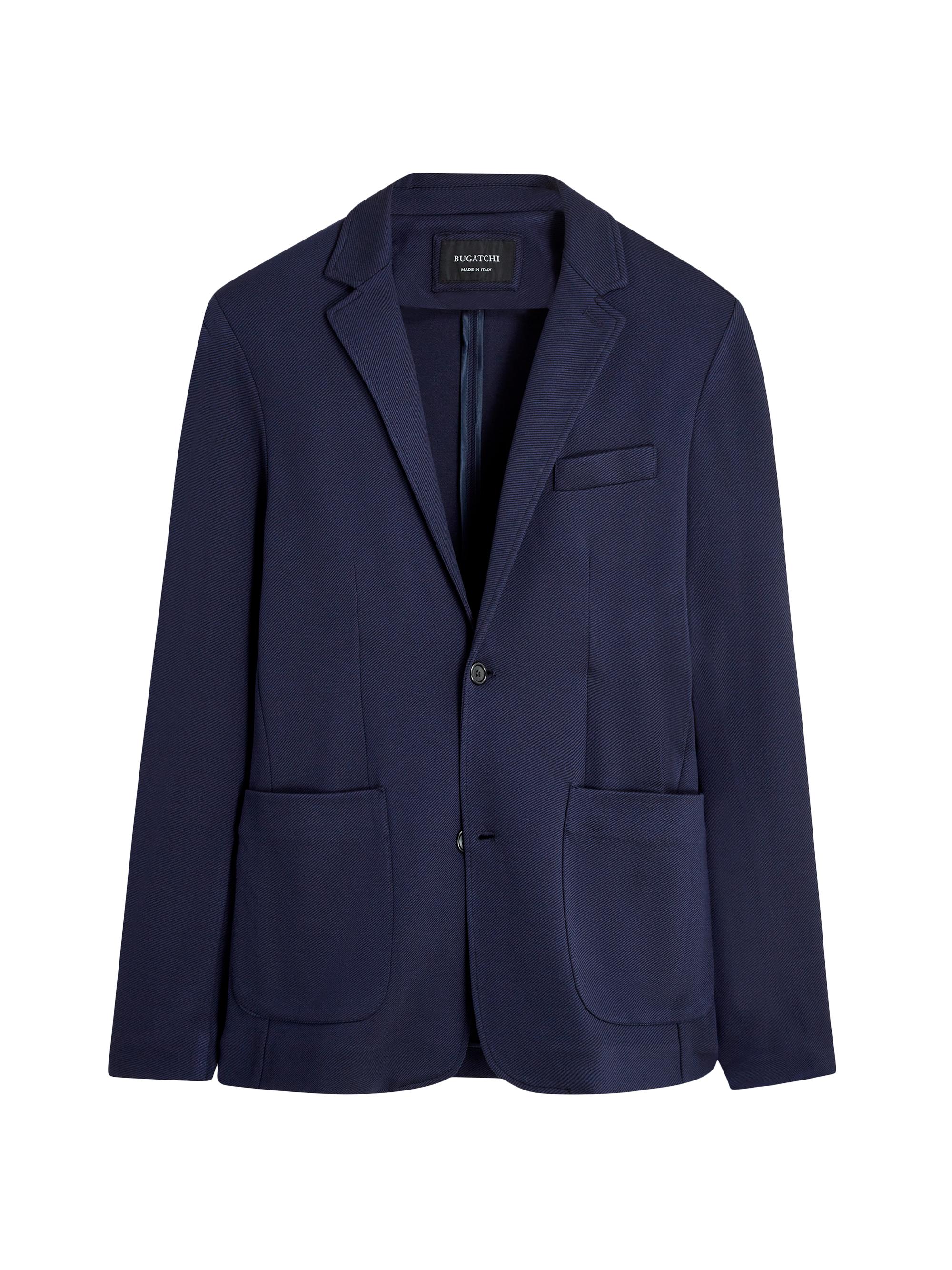 Bugatchi Men's Single-Breasted Two-Button Blazer - Navy
