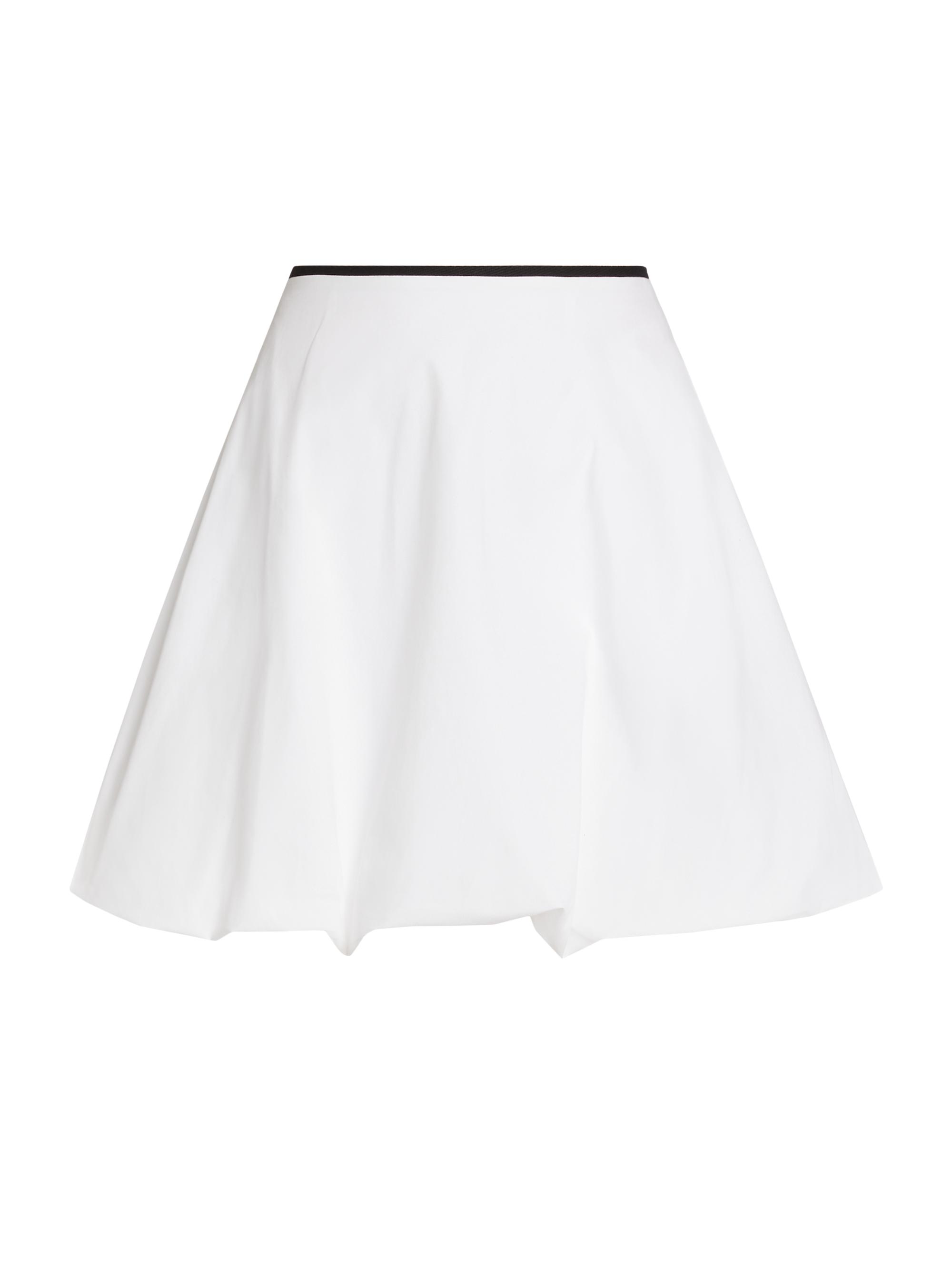 Victoria Beckham Women's Gathered Miniskirt - White