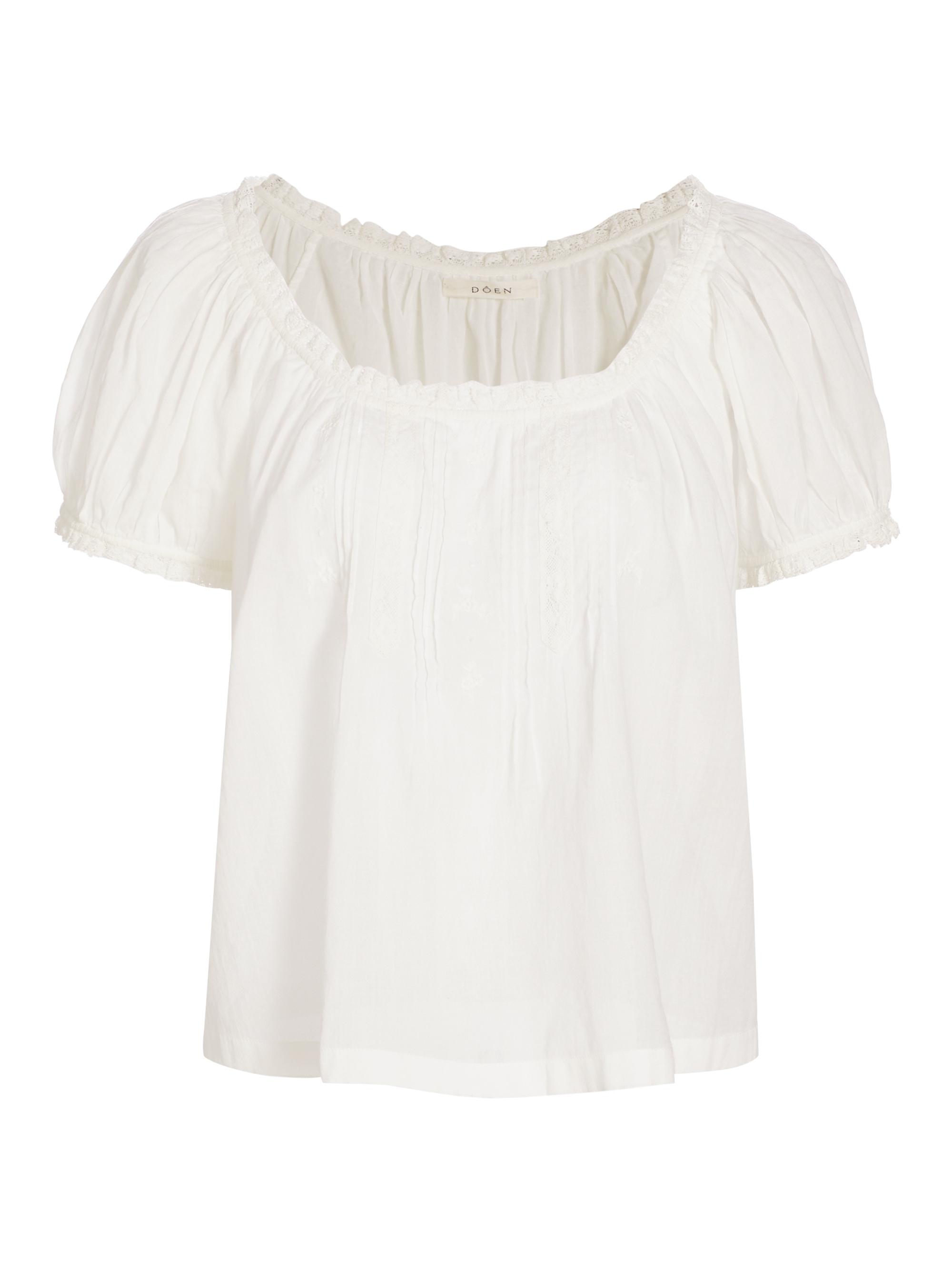 DÔEN Women's Frederica Cotton Top - Salt