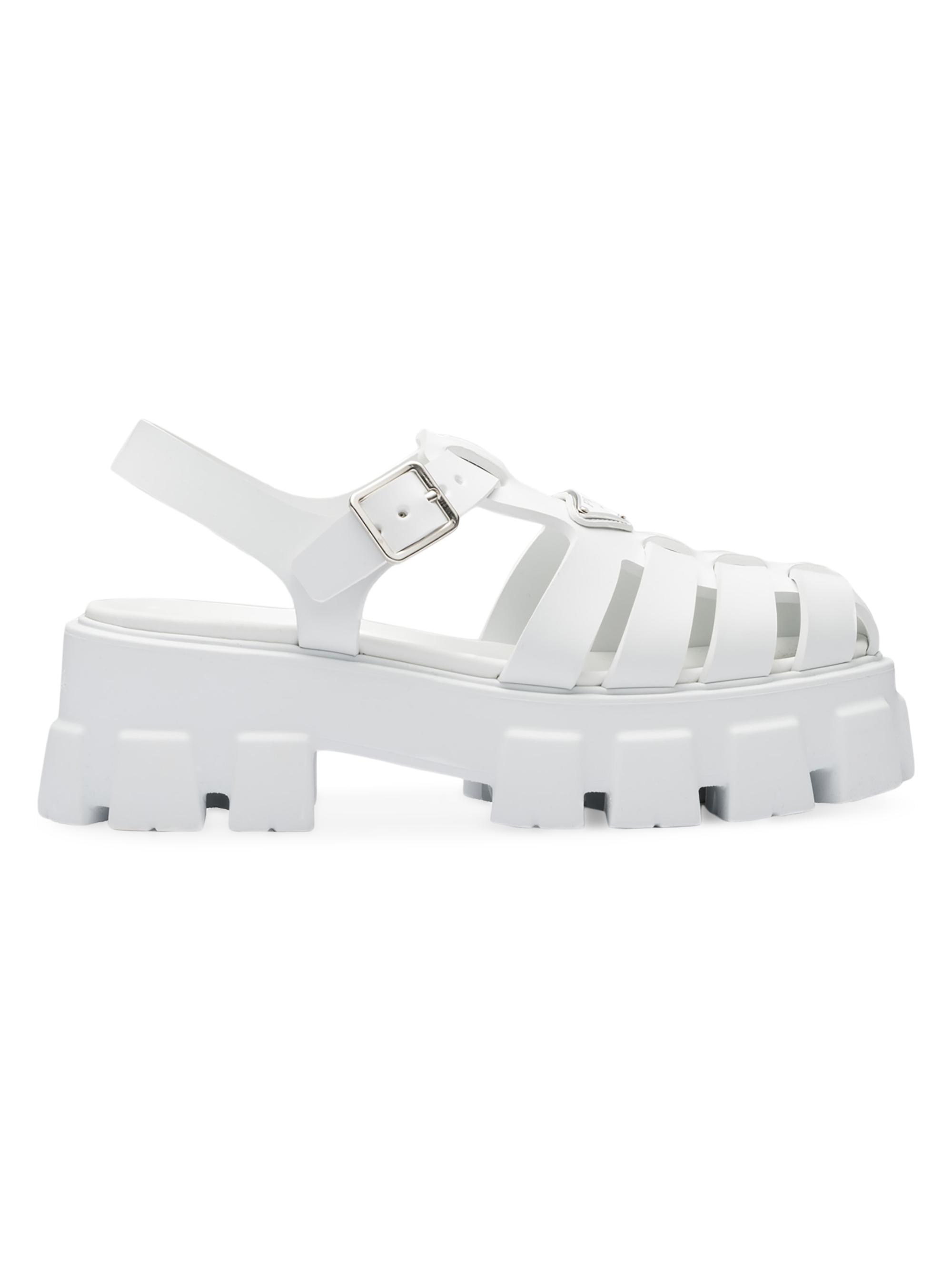 Prada Women's Foam Rubber Sandals - White