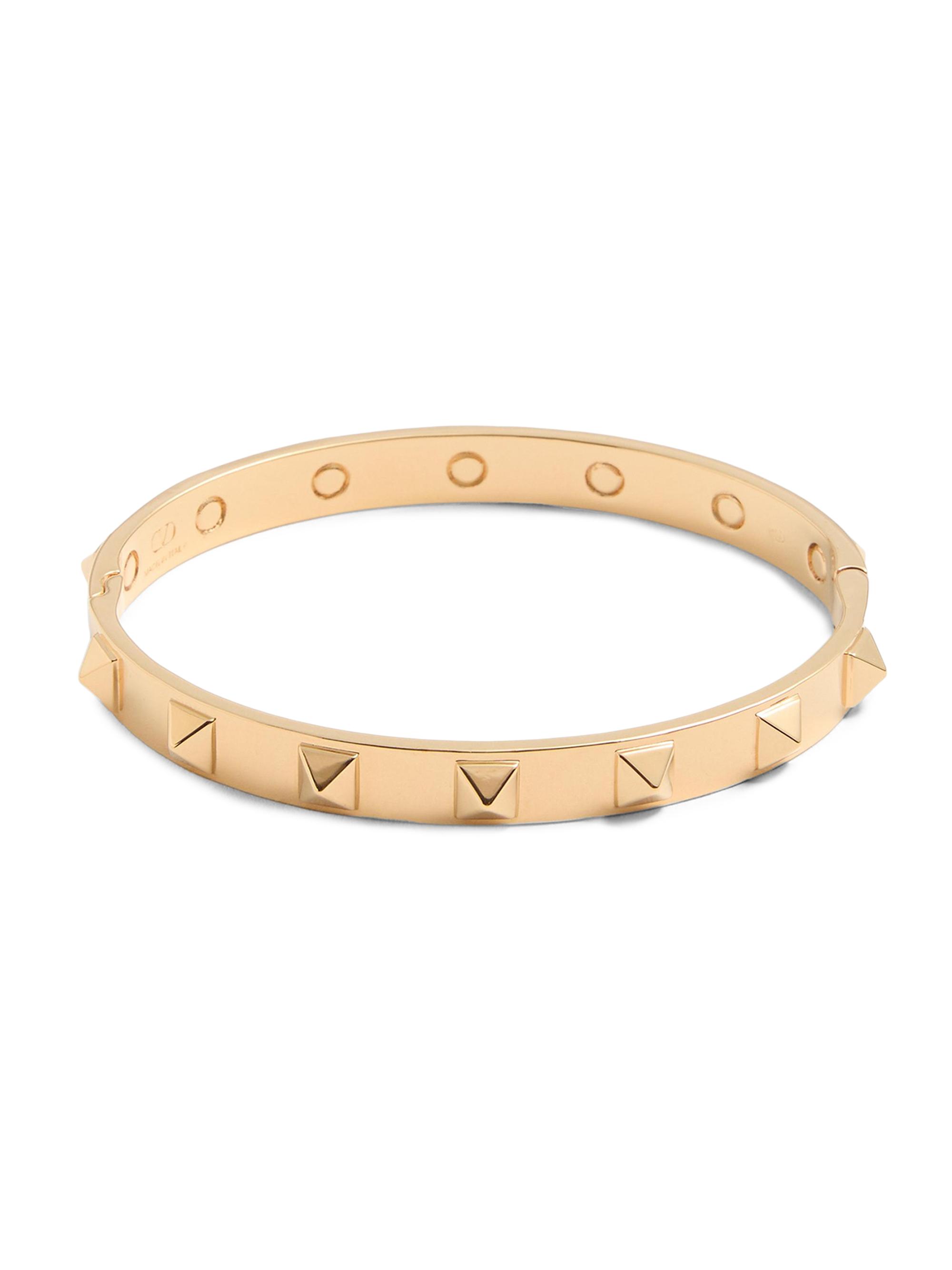 Valentino Garavani Men's Rockstud Metal Bangle - Gold