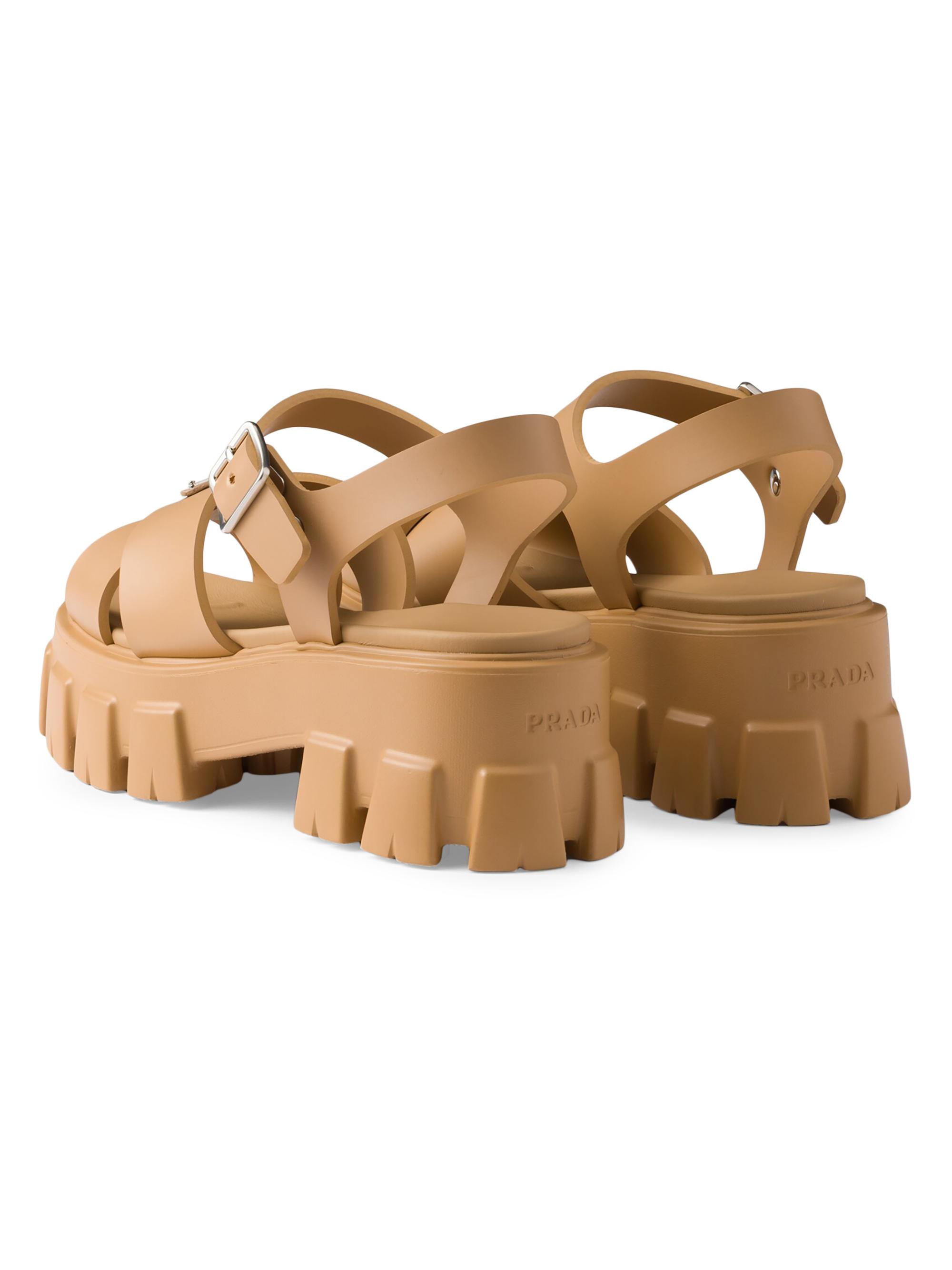 Prada Monolith Rubber Sandals | Saks Fifth Avenue