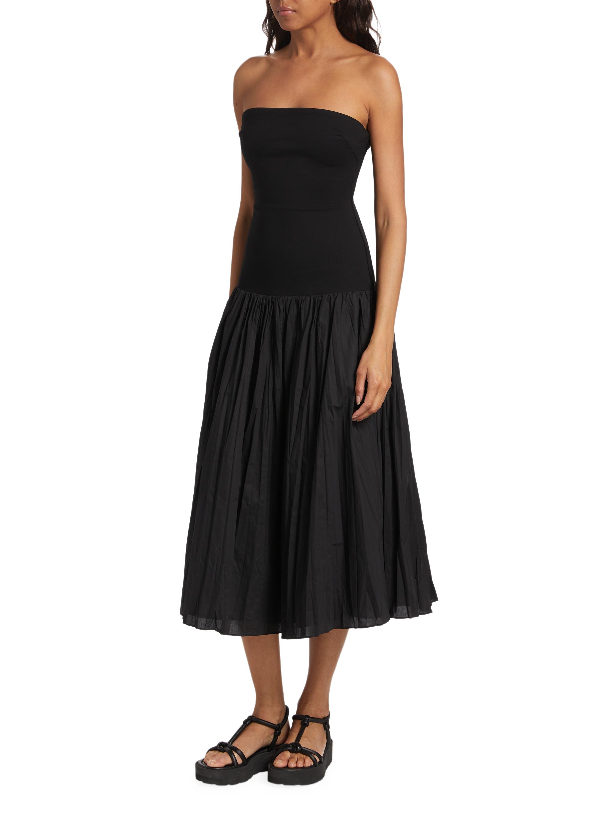 nicholas drop waist dress Nicholas Drenica Bustier Drop Waist Linen Dress