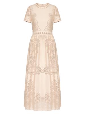 Valentino Off-White Jardin Minidress