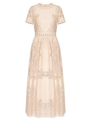 Valentino Off-White Jardin Minidress