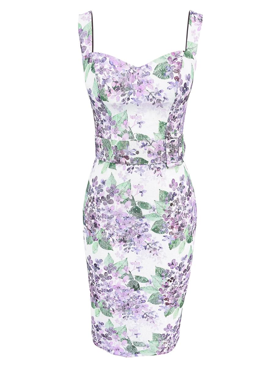 Dress The Population Summer Nicole Floral Midi-Dress Saks Fifth