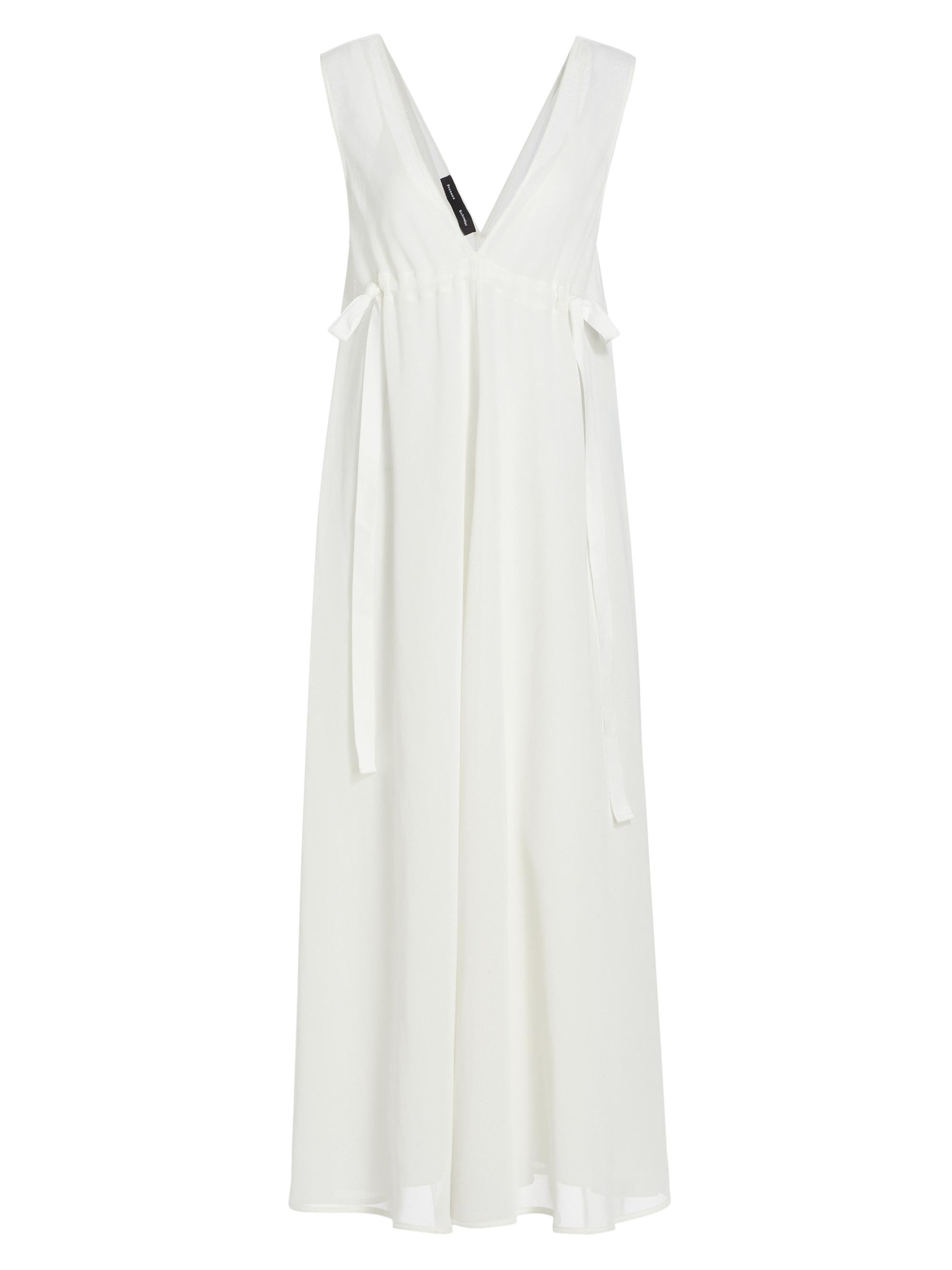 Proenza Schouler Women's Lorna V-Neck Midi-Dress - Off White