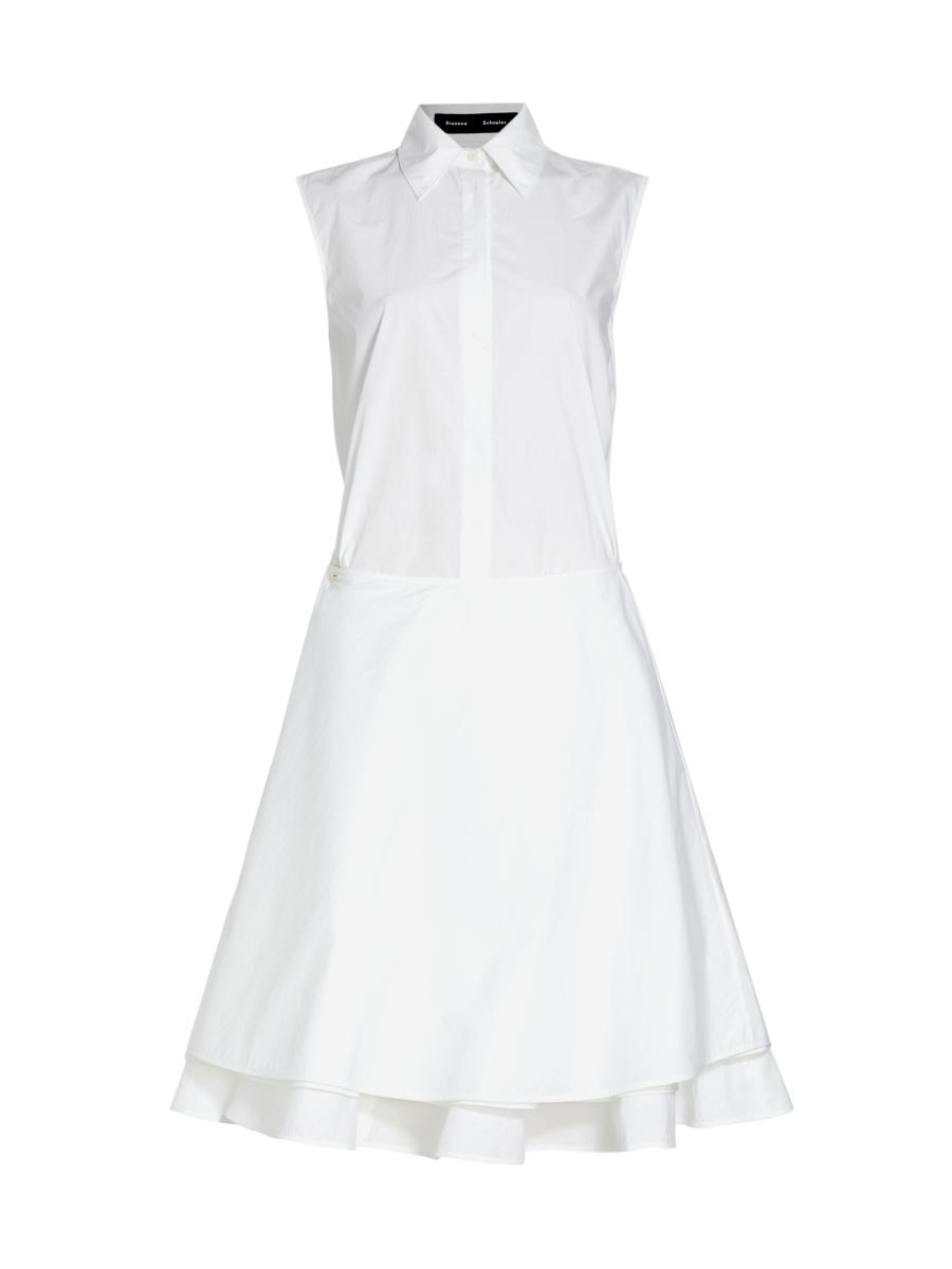 Proenza Schouler Cindy Poplin Shirtdress | Saks Fifth Avenue