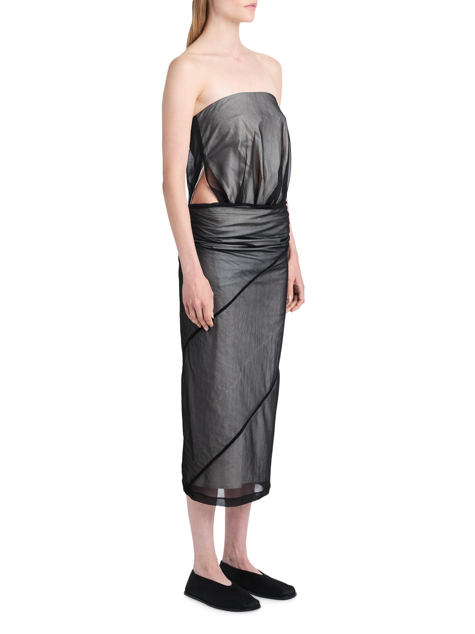 strapless cut out midi dress Kosia Strapless Cut Out Midi Dress in Burgundy