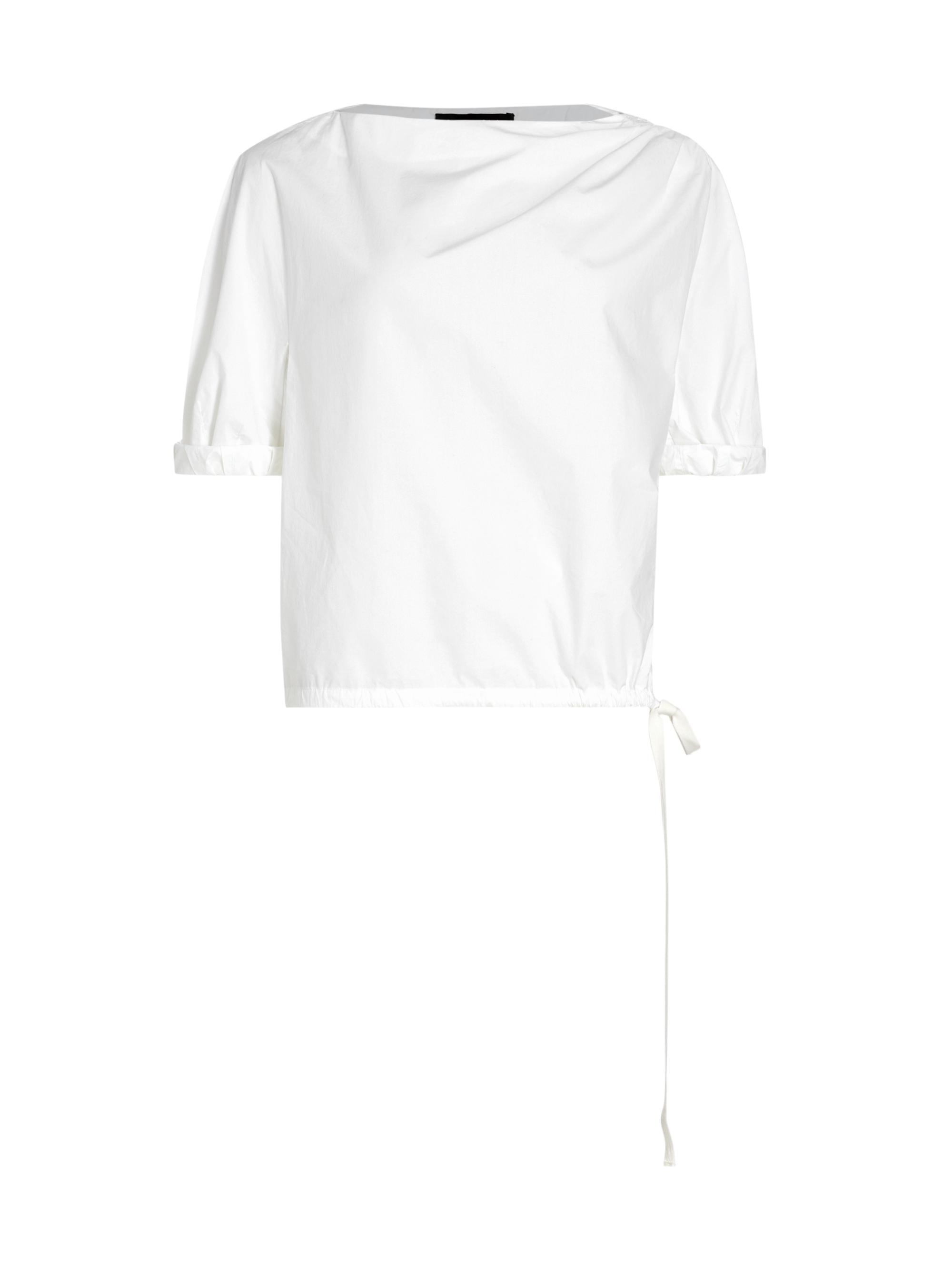 Proenza Schouler Women's Addison Poplin Drawstring Top - White