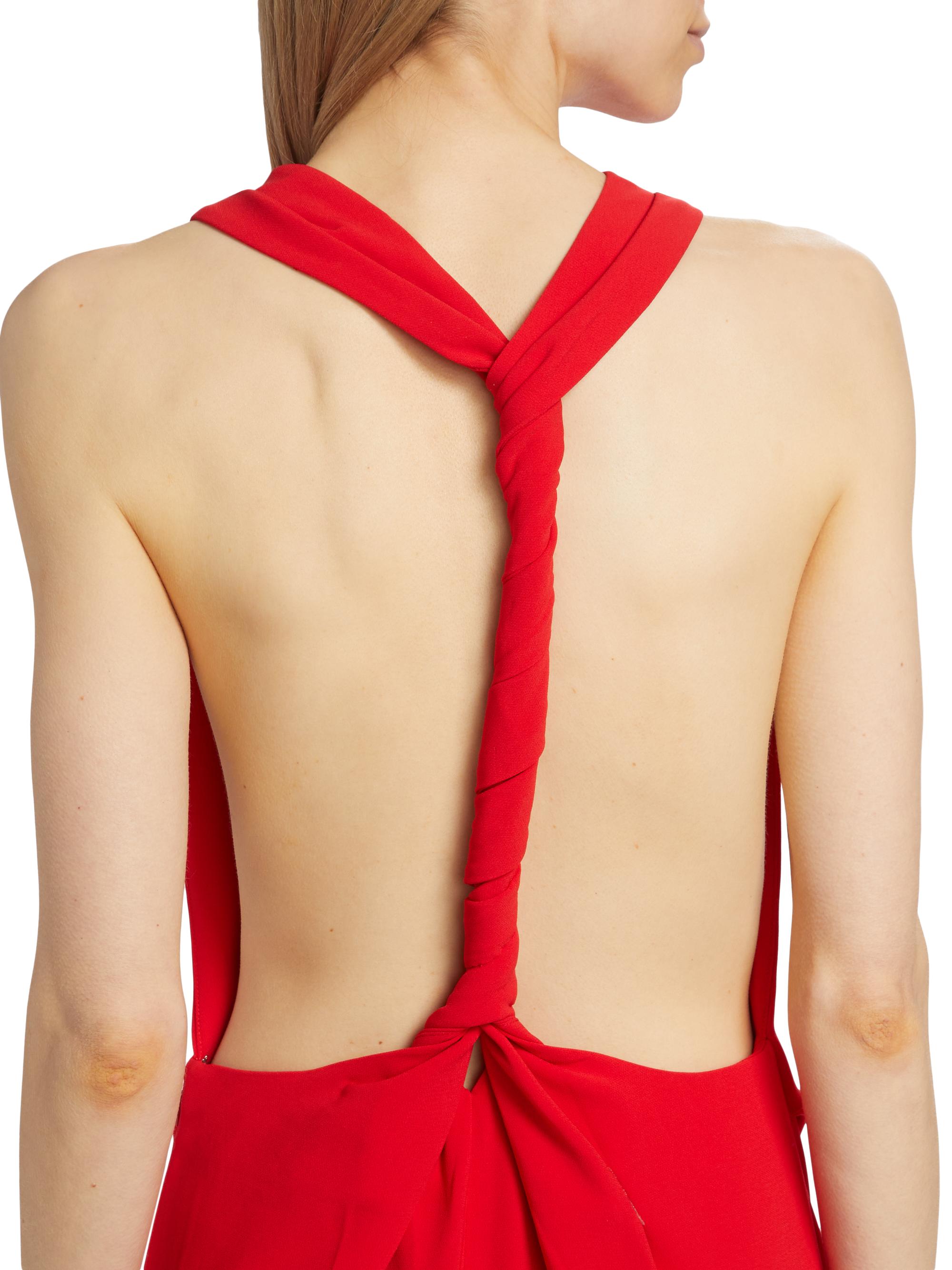 proenza schouler faye backless dress Proenza Schouler Faye Backless Twist Back Dress