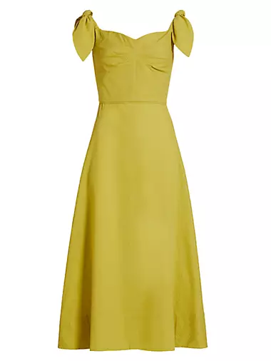 Ashland Bow-Sleeve Cocktail Dress