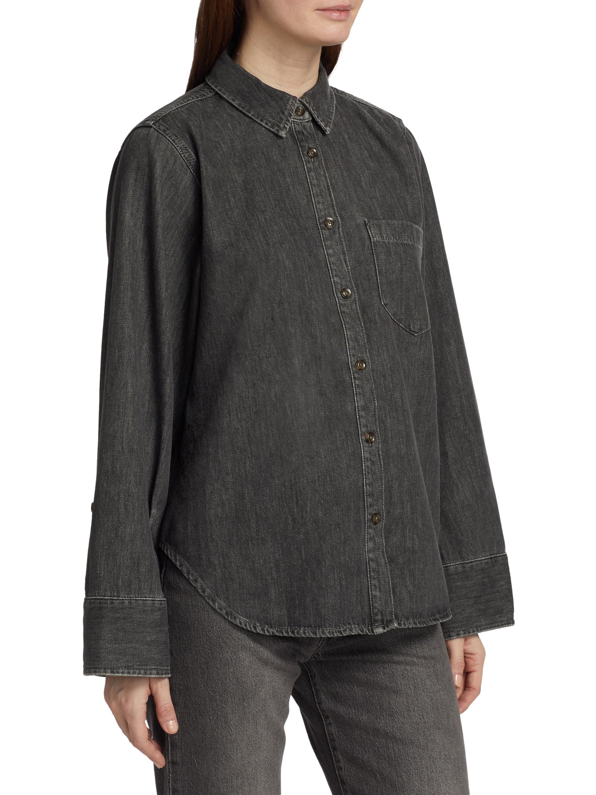 Derek Lam 10 Crosby Wesley Denim Shirt | Saks Fifth Avenue