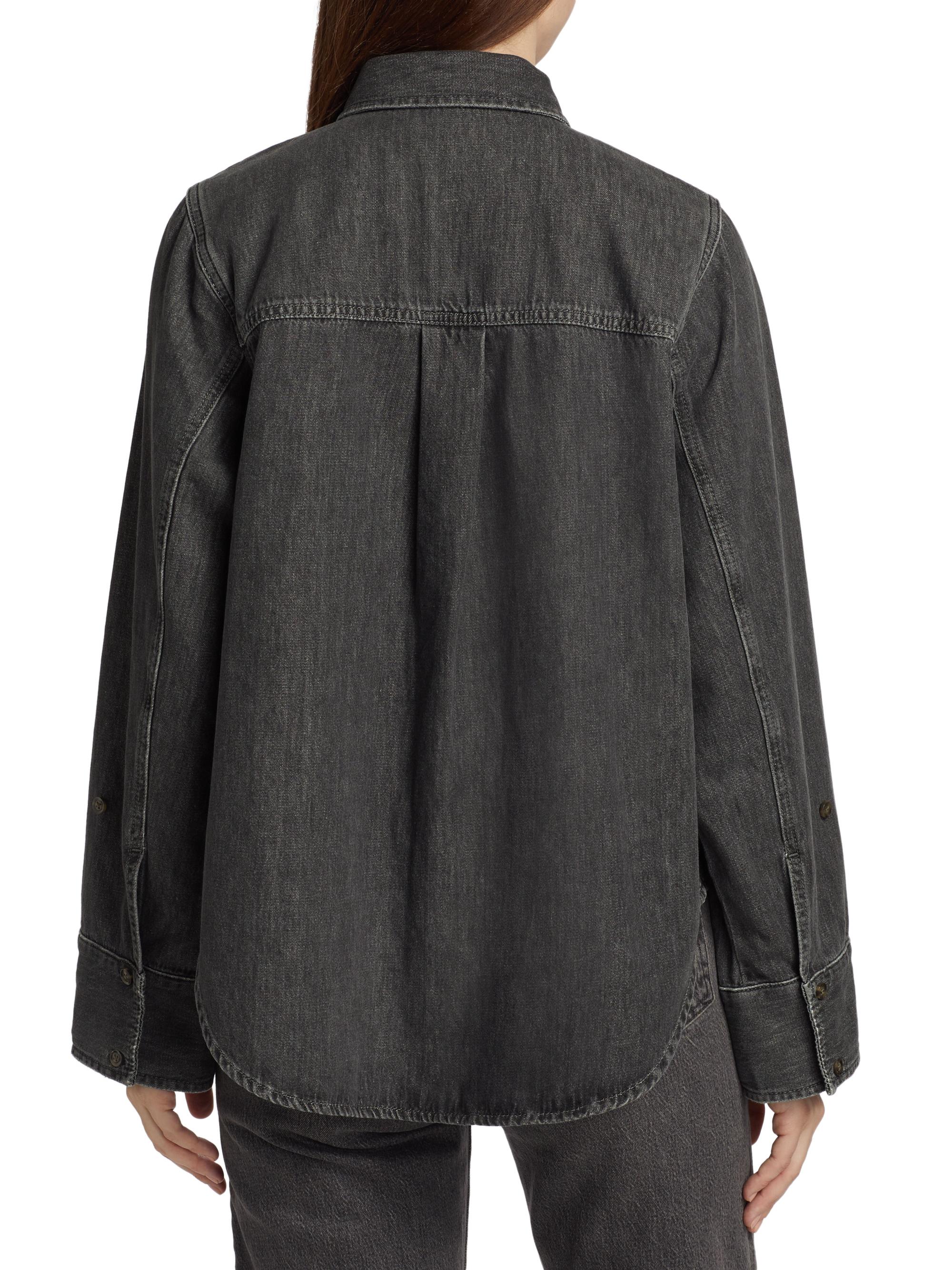 Derek Lam 10 Crosby Wesley Denim Shirt | Saks Fifth Avenue