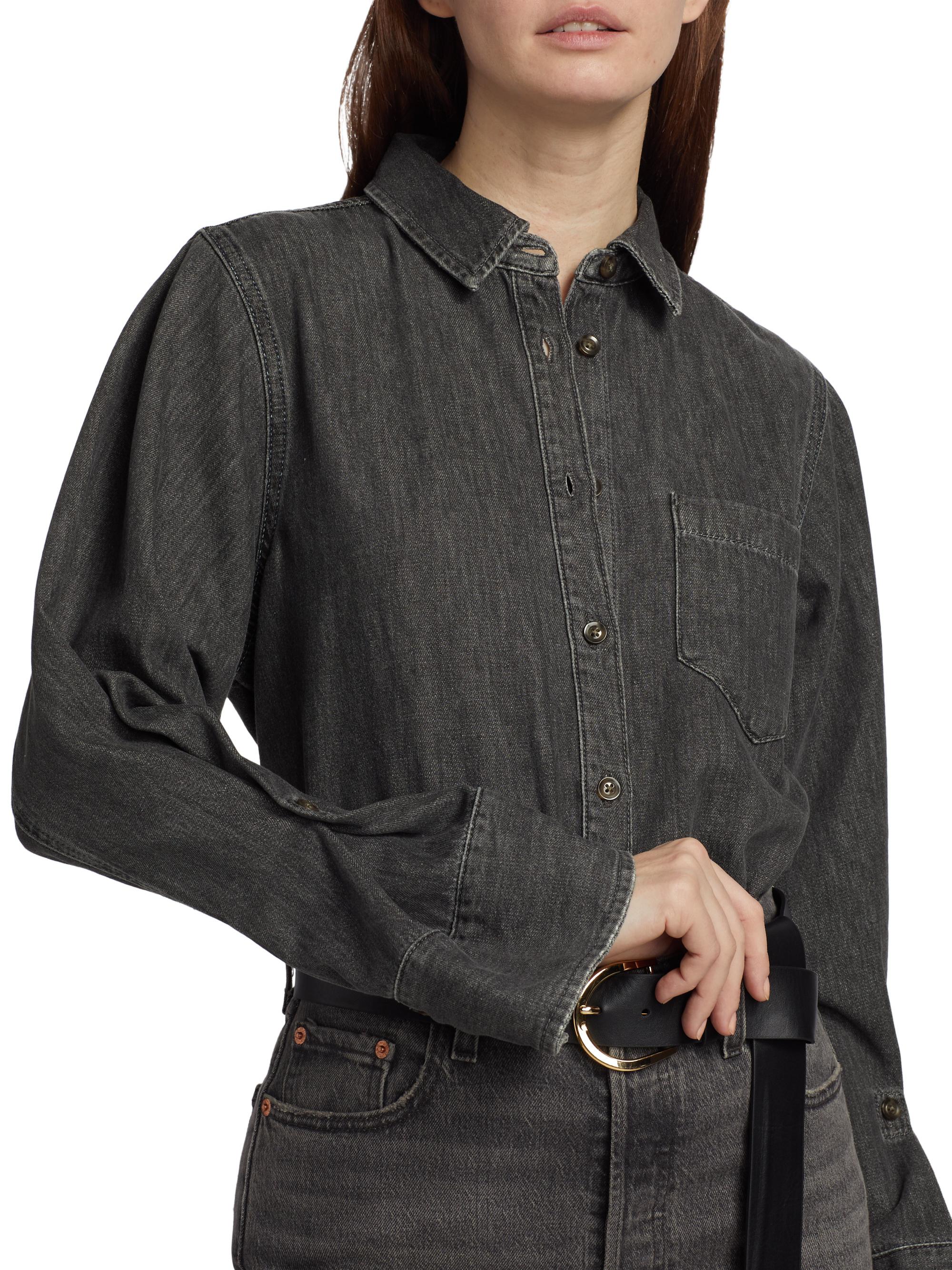 Derek Lam 10 Crosby Wesley Denim Shirt | Saks Fifth Avenue