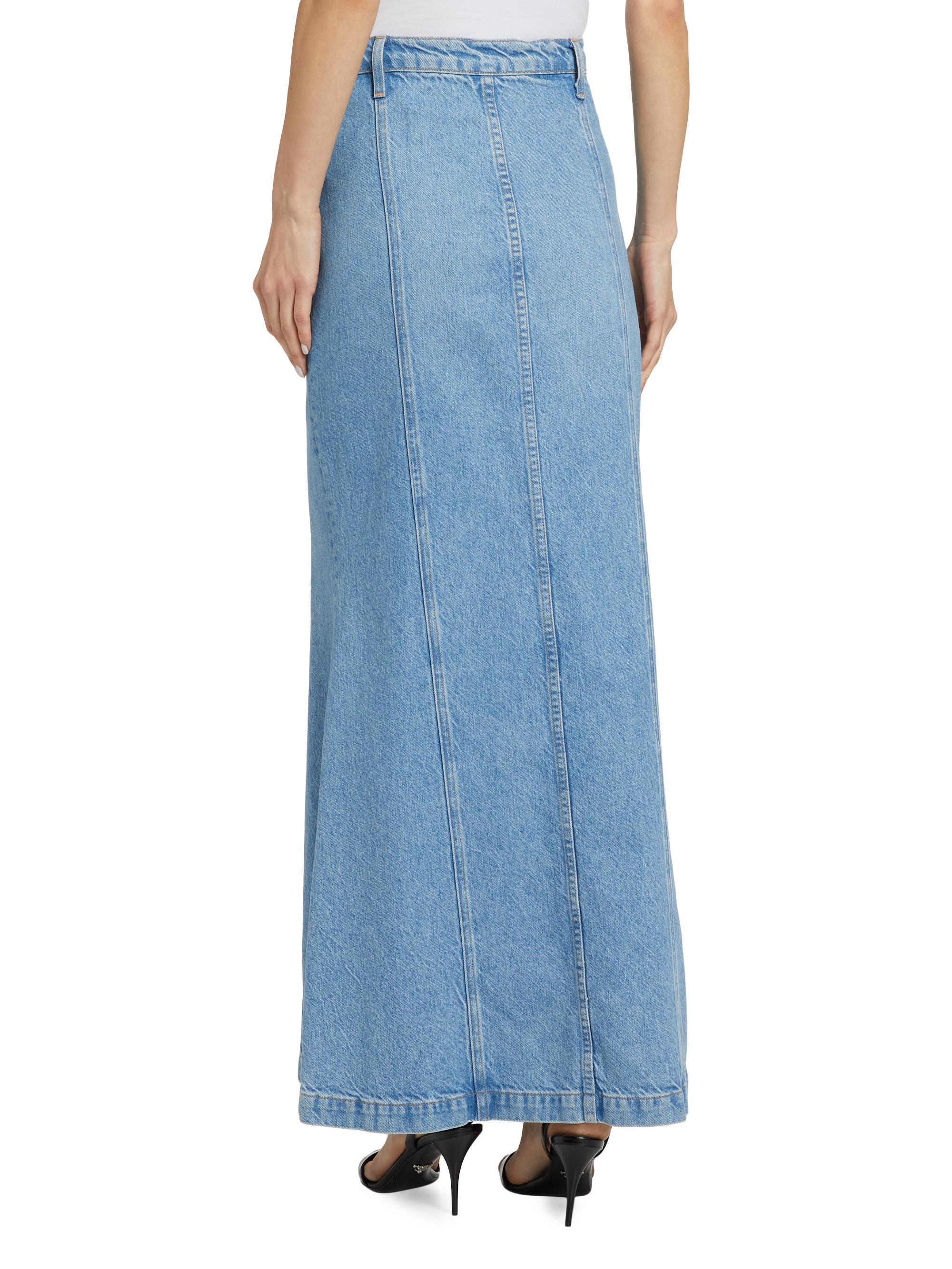Derek Lam 10 Crosby Zoe Denim Maxi Skirt | Saks Fifth Avenue