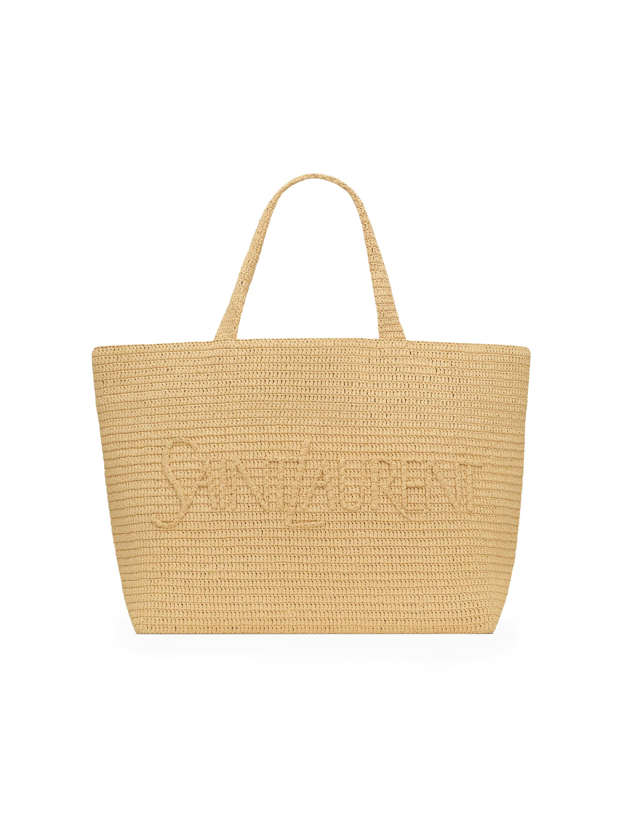 Saint Laurent Women's Tote in Raffia - Natural