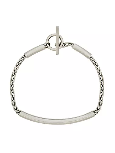 Tube Chain Bracelet in Metal