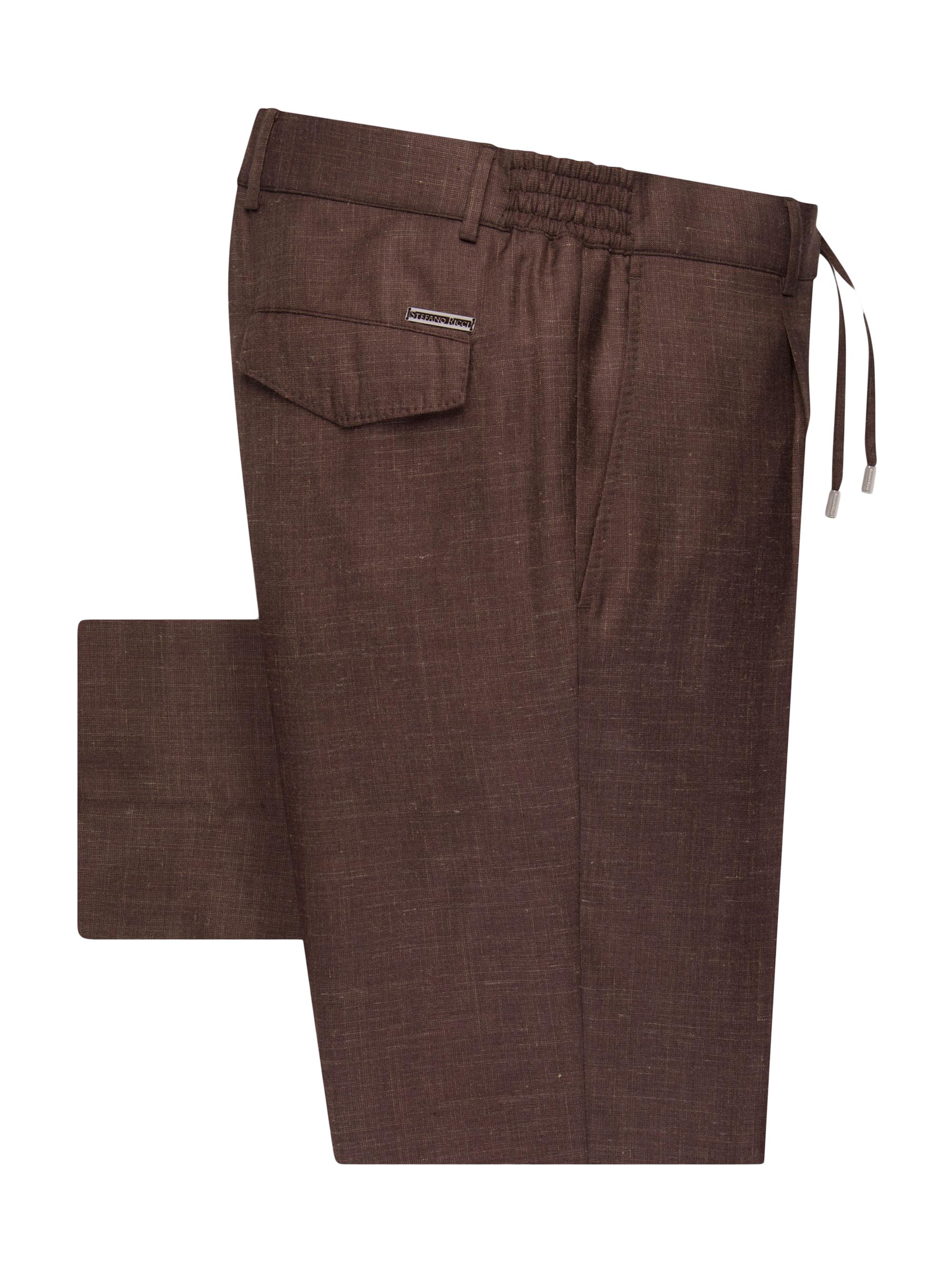 Stefano Ricci Men's Casual Trousers - Brown