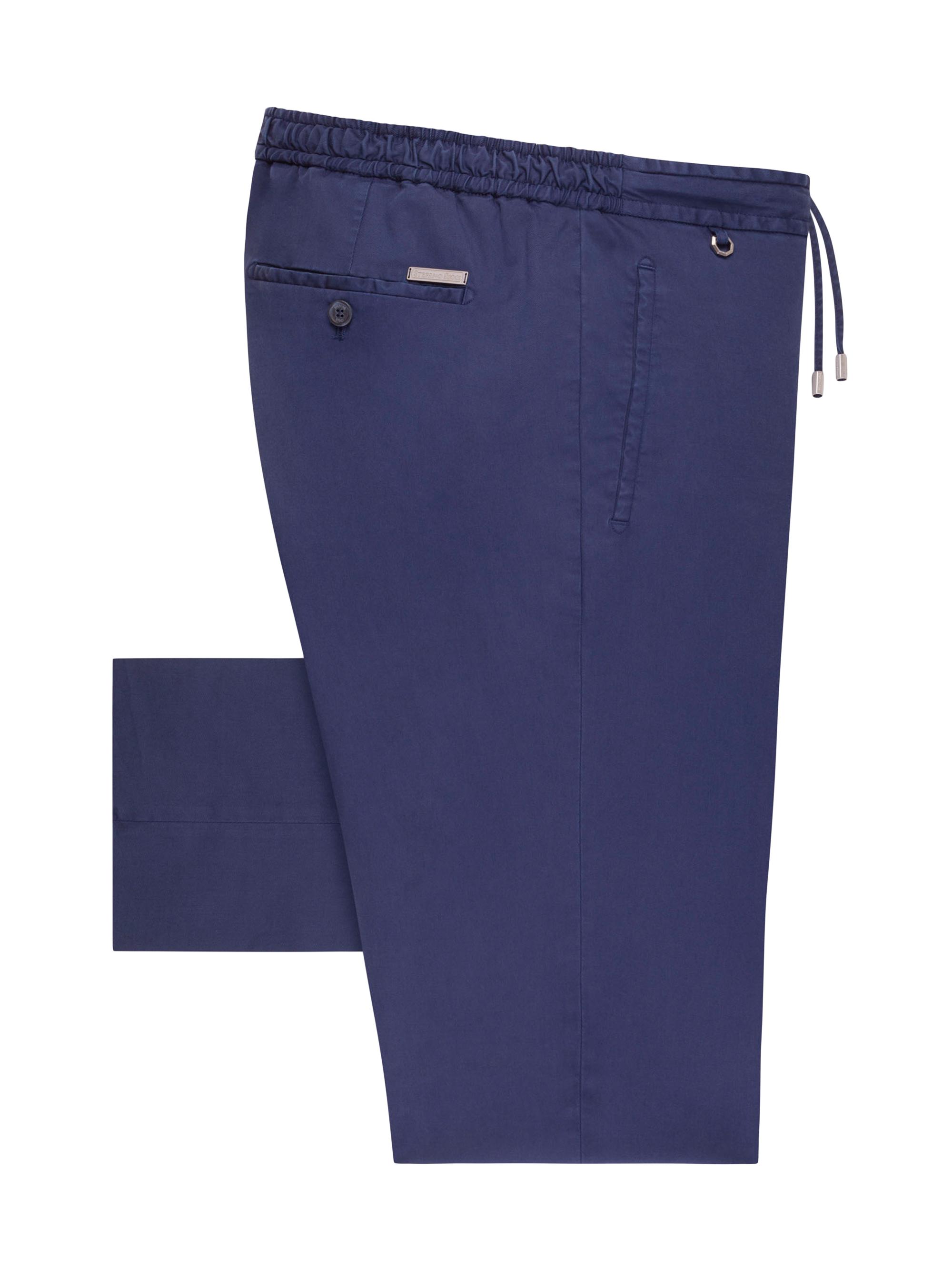 Stefano Ricci Men's Casual Trousers - Blue