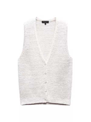 rag & bone Women's Jackie Textured Knit Vest -