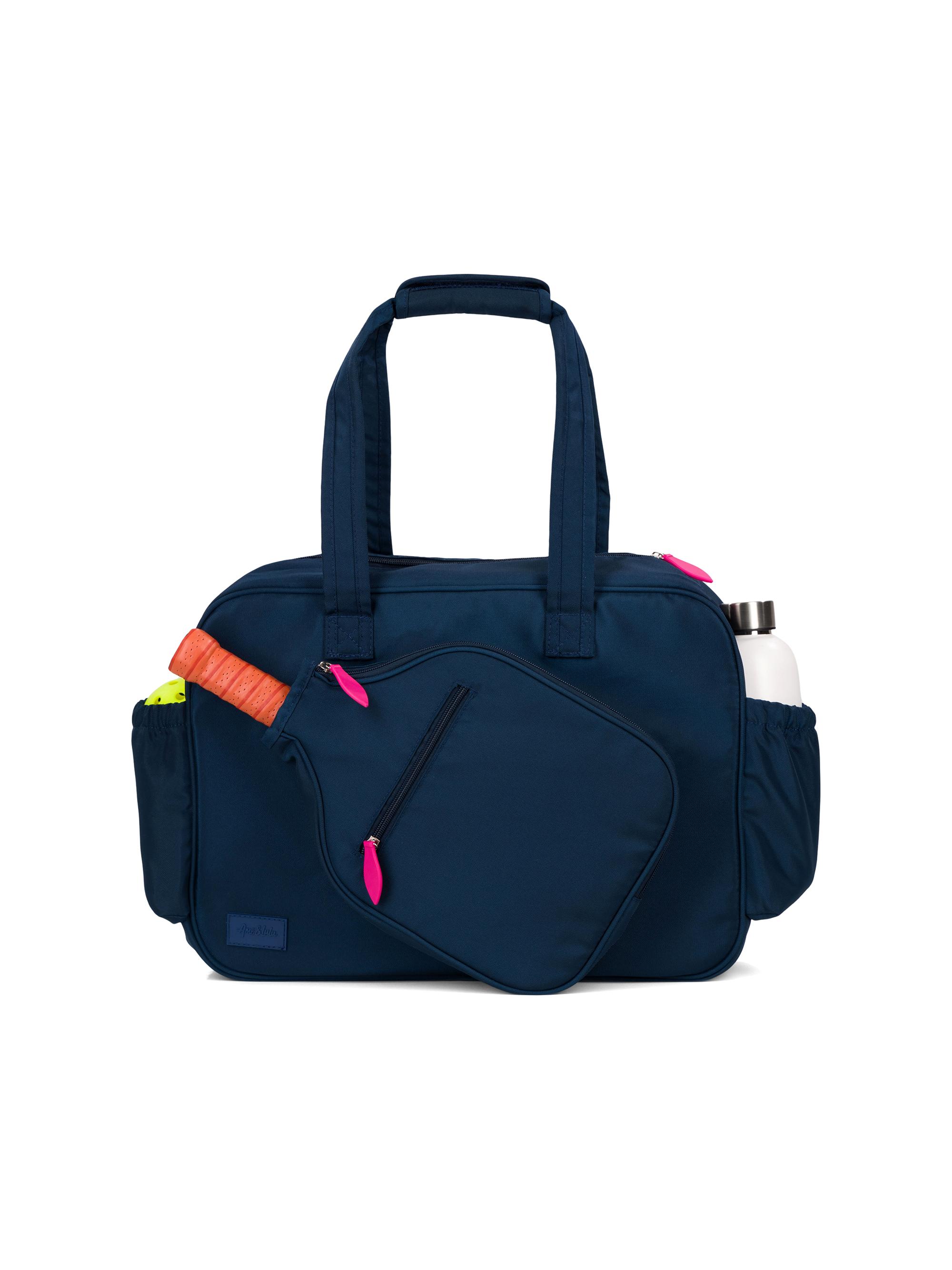 Ame & Lulu Women's Pickleball Nylon Tote Bag - White