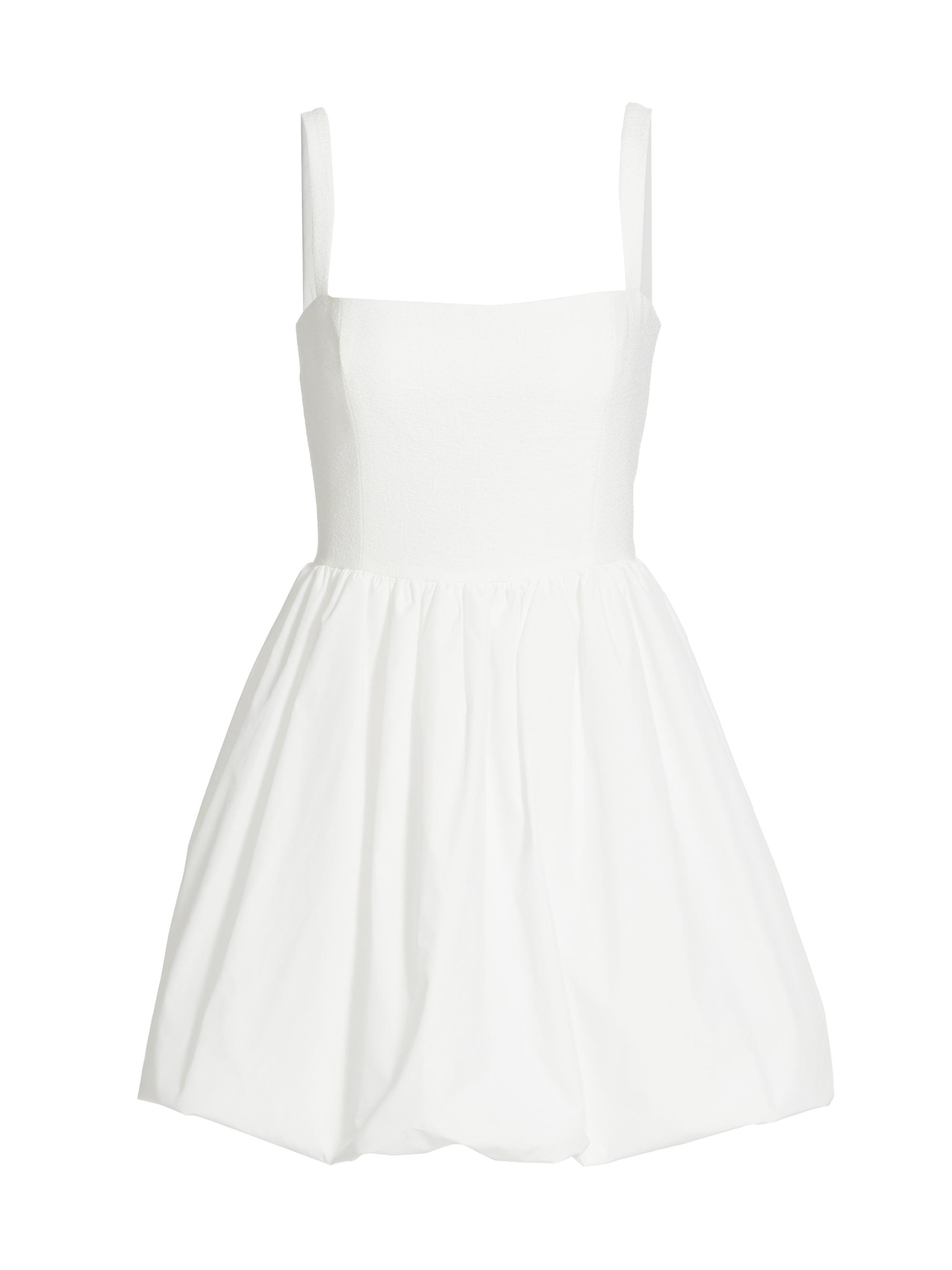 Amanda Uprichard Women's Christine Bubble-Hem Minidress - White