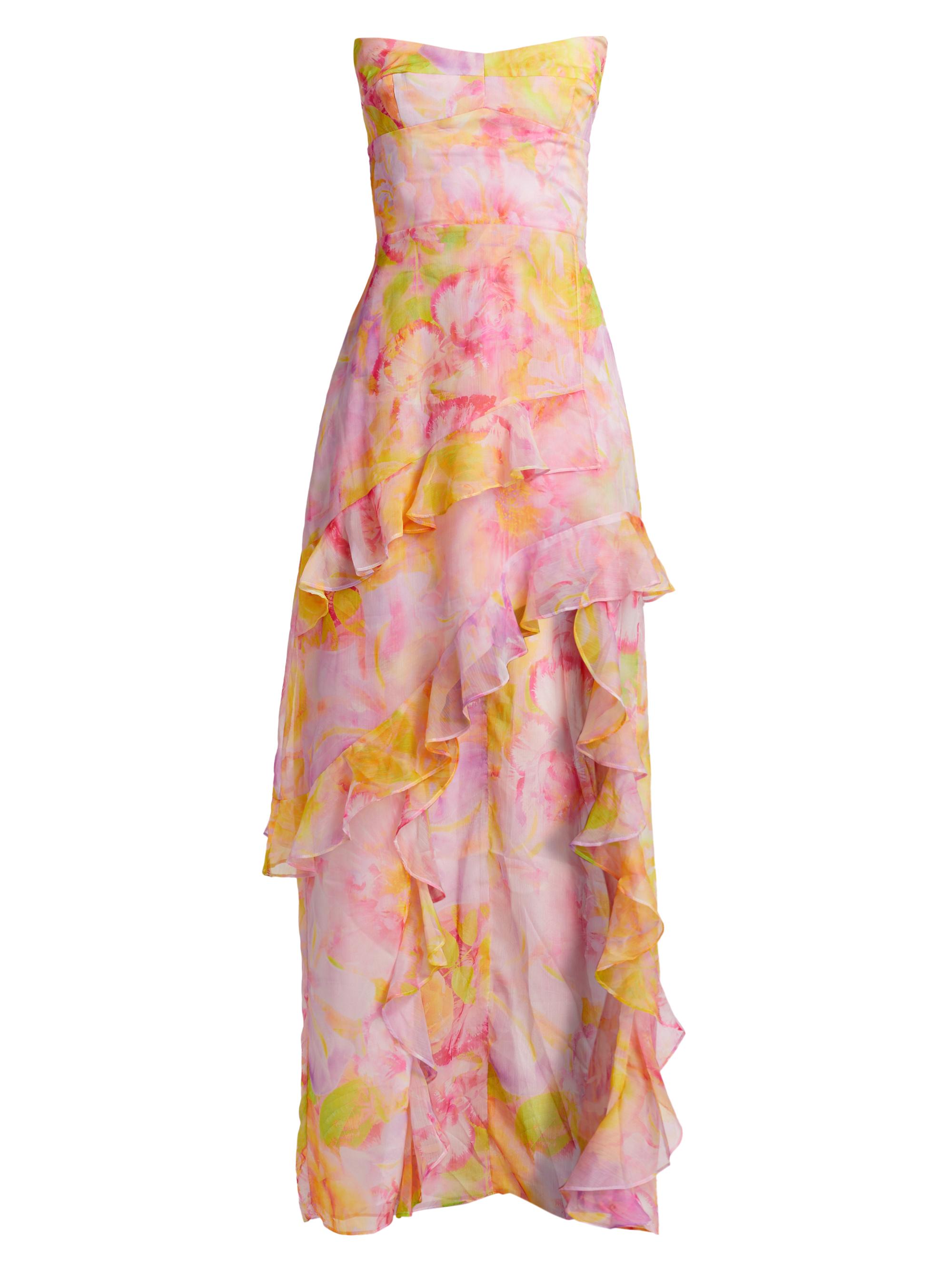 Amanda Uprichard Women's Magnolia Floral Strapless Maxi Dress - Vivian