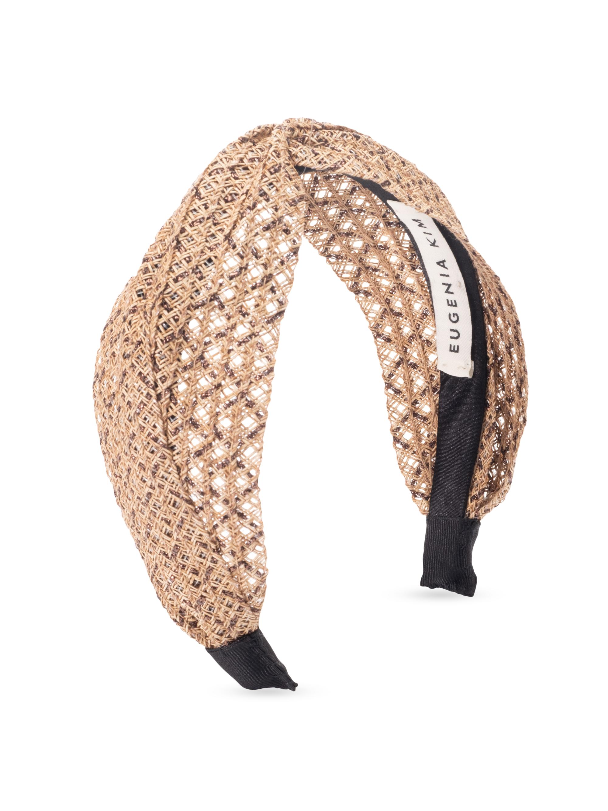 Eugenia Kim Women's Rosanna Braided Headband - Camel Brown