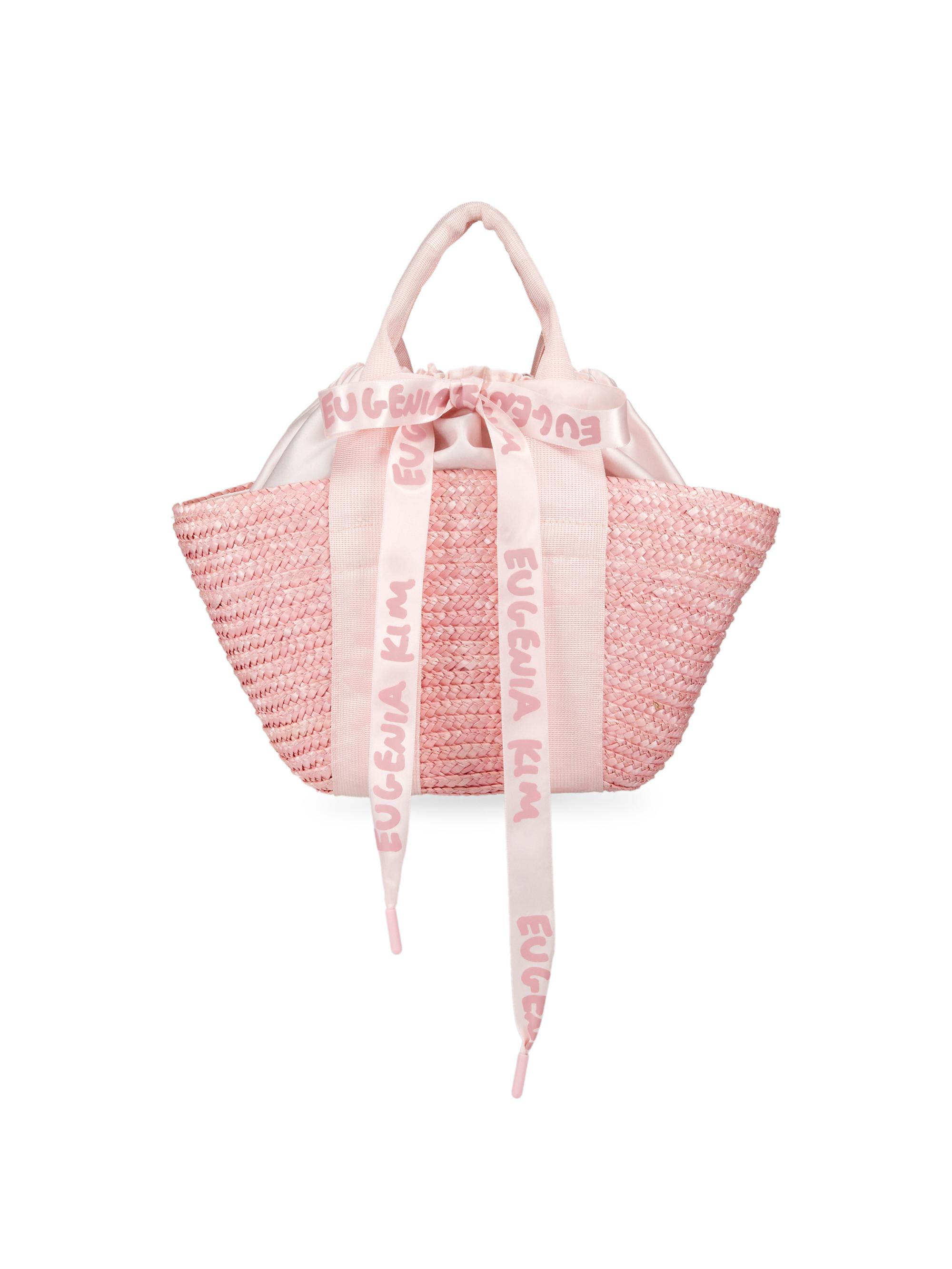 Eugenia Kim Women's Mini Zadie Straw Tote Bag - Pink