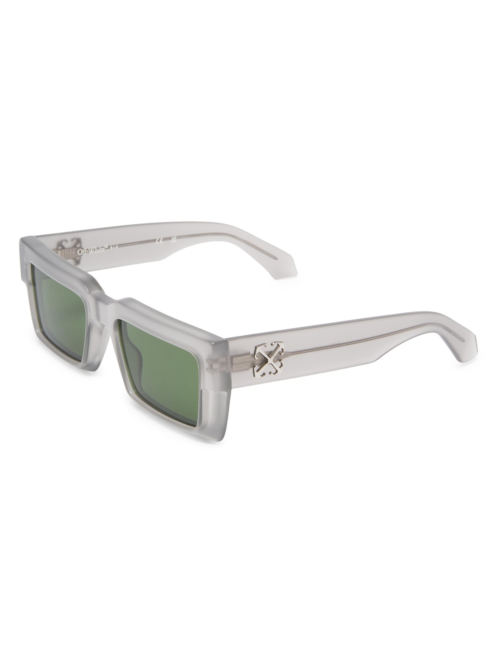 Off-White Men's 50MM Moberly Sunglasses - Grey Green