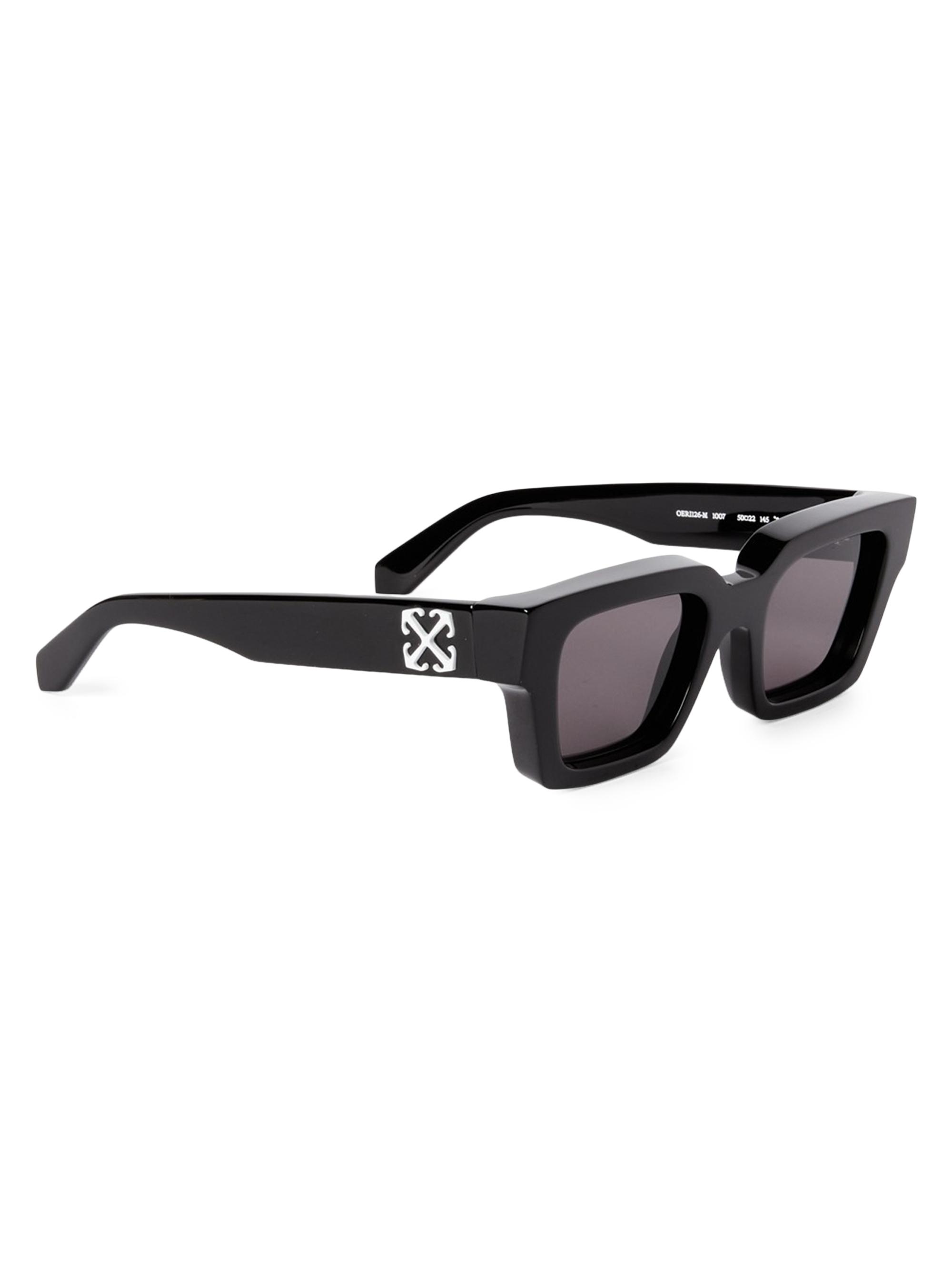 Off-White Virgil 50MM Square Sunglasses | Saks Fifth Avenue