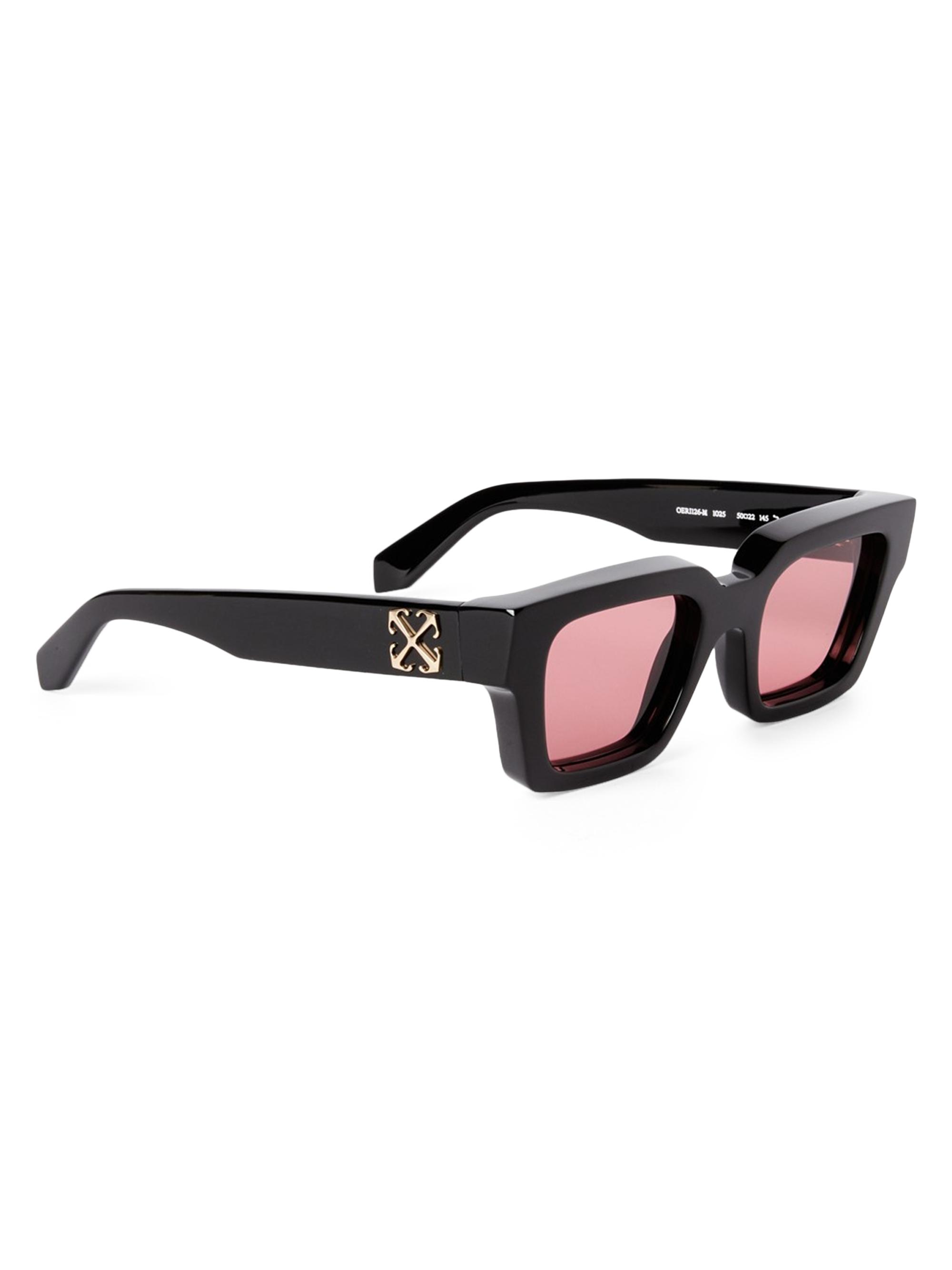 小物 Off-White Virgil Square Frame Sunglasses OFF-WHITE Virgil Square Frame (W) Sunglasses Black/Black