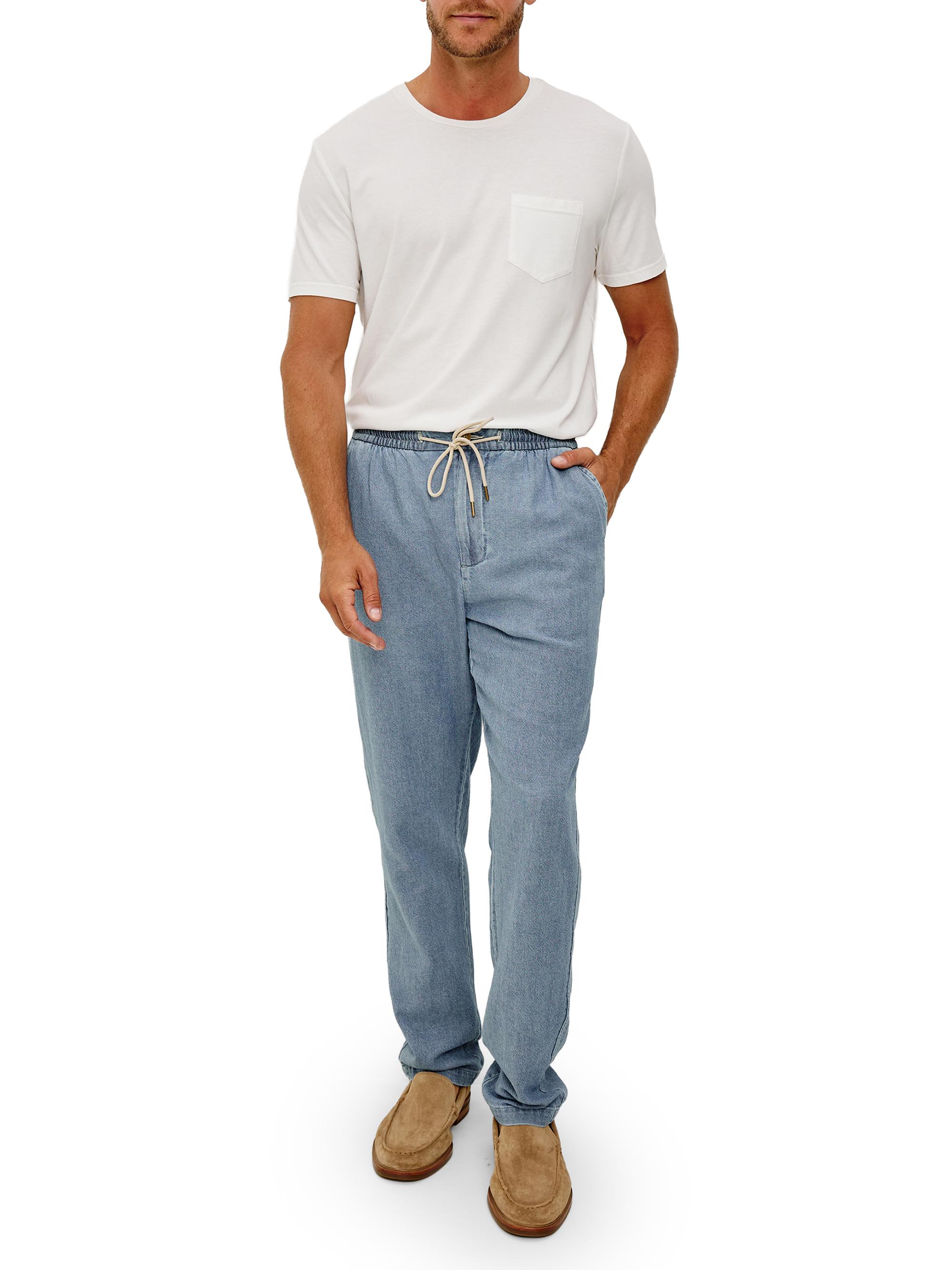 Rails Men's Callum Drawstring Pants - Medium Wash Indigo | Thumbnail 2