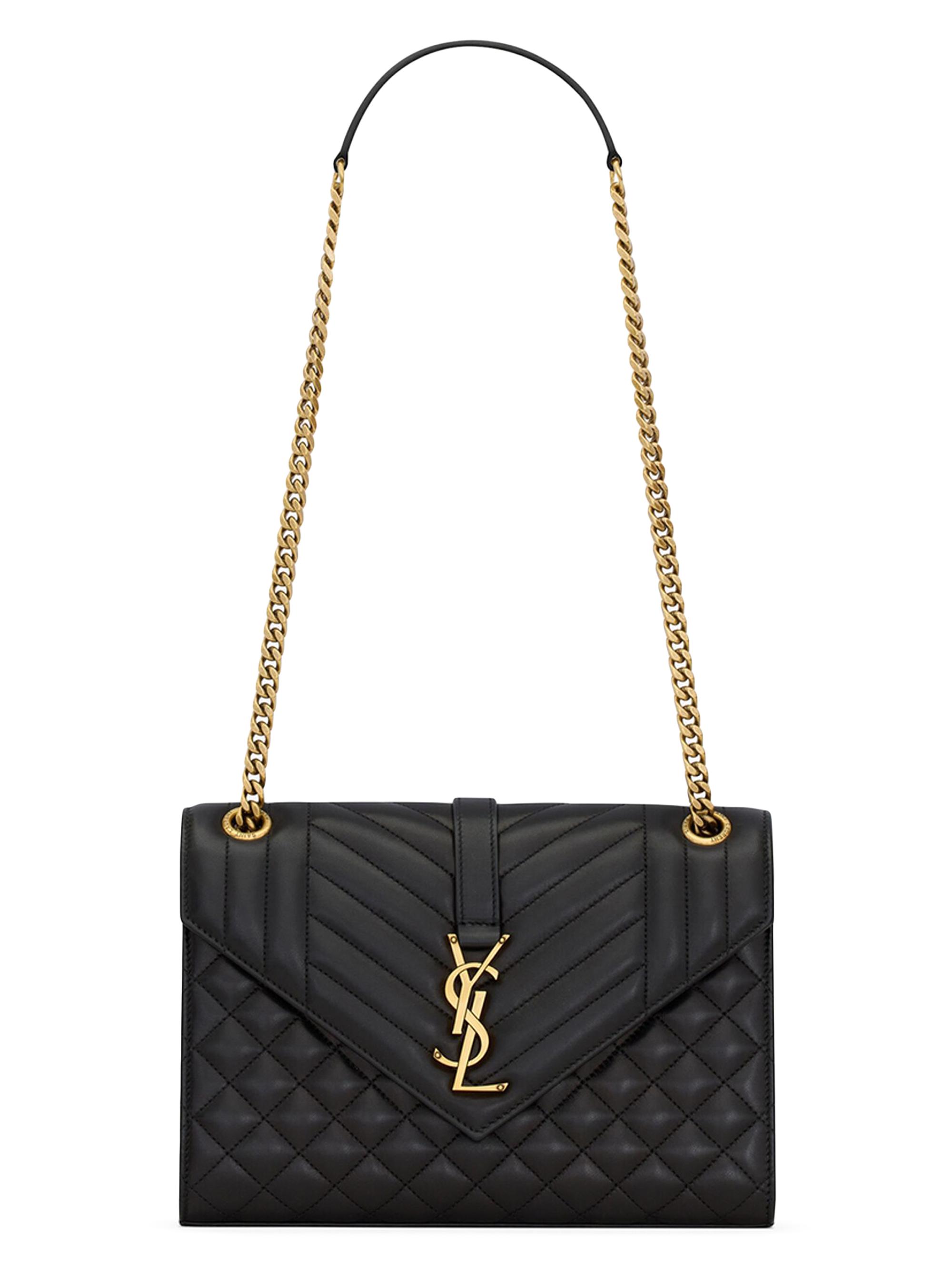 Saint Laurent Envelope Medium Chain Bag in Mix Matelassé | Saks
