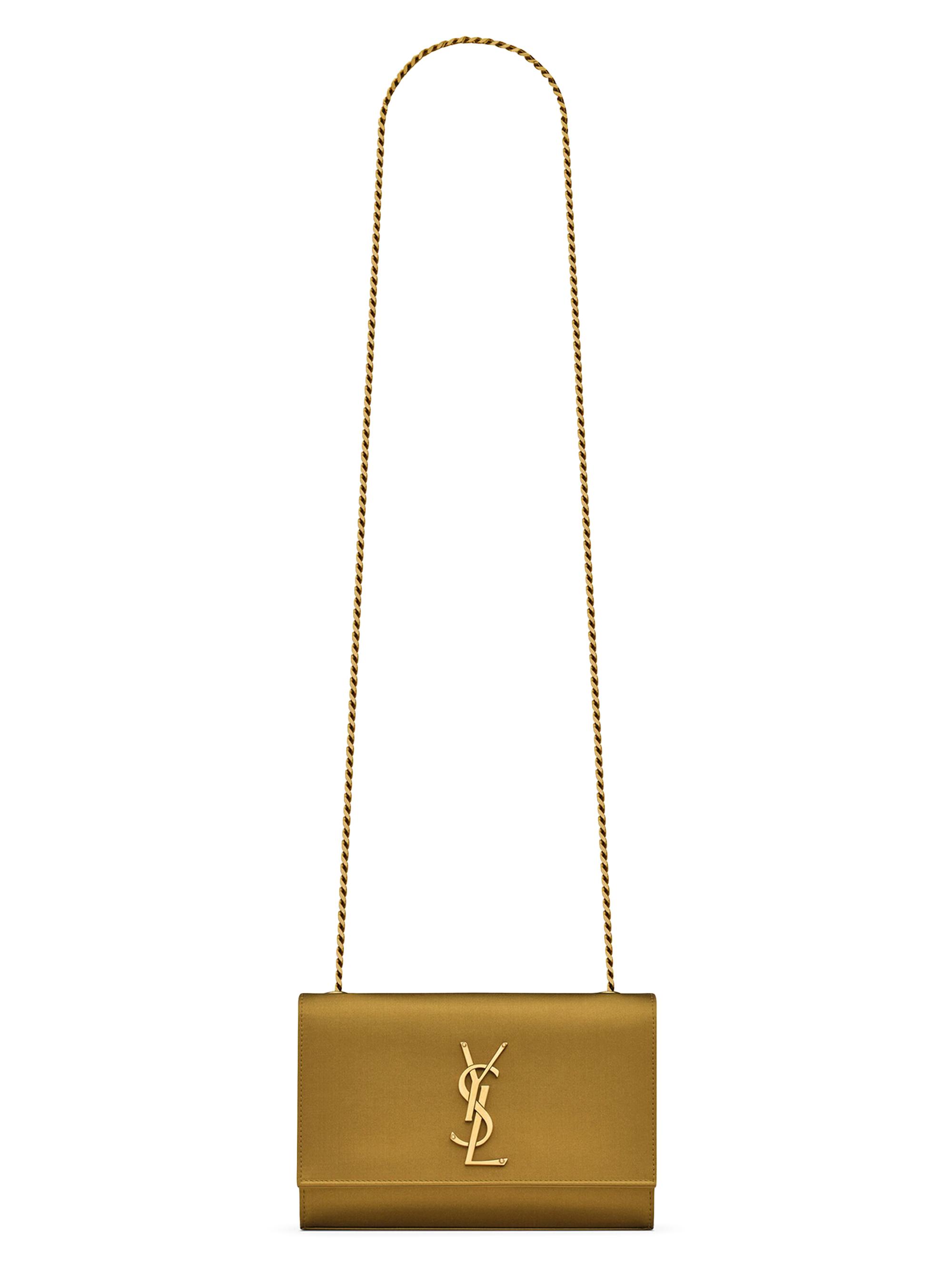 Saint Laurent Women's  Kate Crossbody Bag in Satin - Jungle