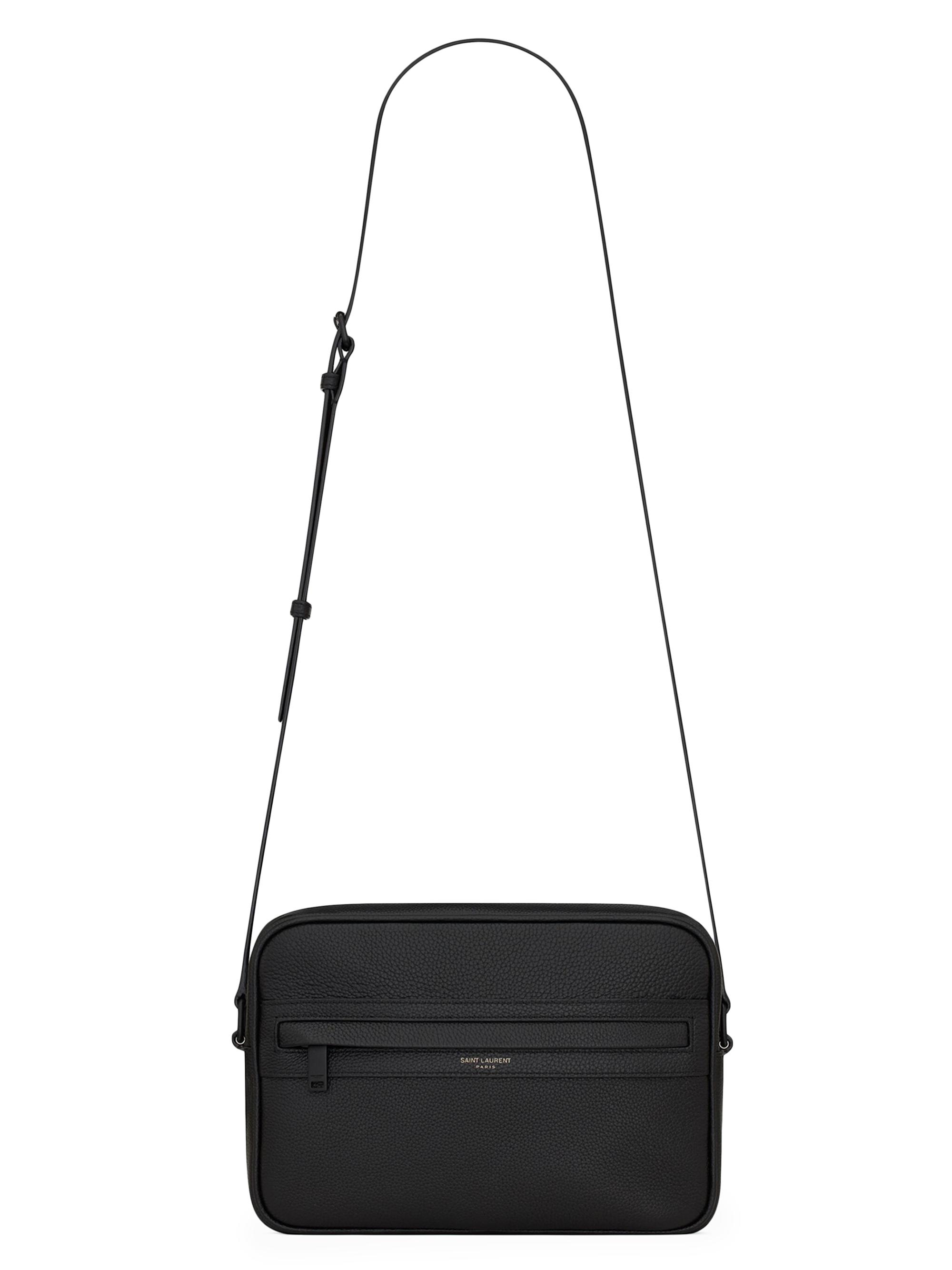 Saint Laurent Camp Camera Bag in Grained Leather | Saks Fifth Avenue