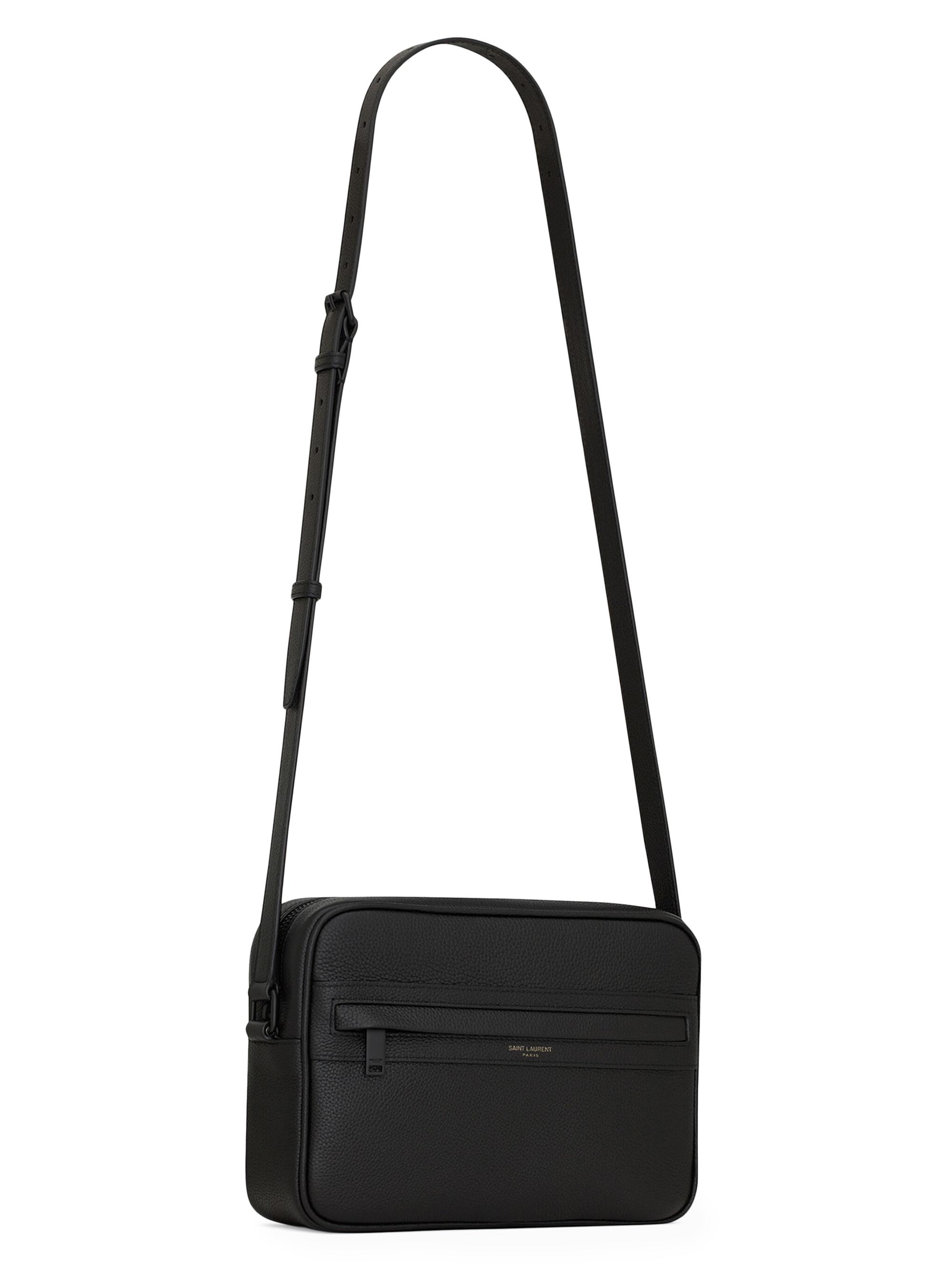 YSL ブラック ボストンバッグ メンズ トラベルバッグ＆ボストンバッグ | サンローラン | YSL