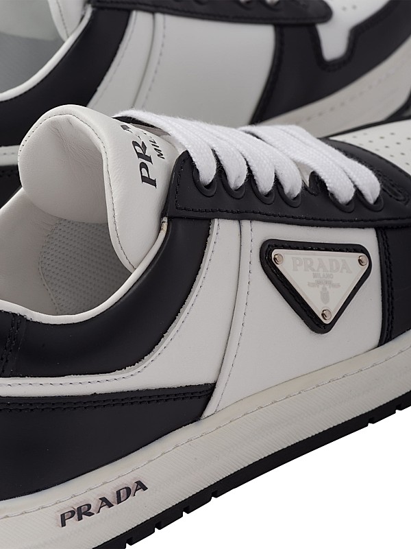 Shop Prada Downtown Perforated Leather Sneakers | Saks Fifth Shop Prada Downtown Perforated Leather Sneakers | Saks Fifth
