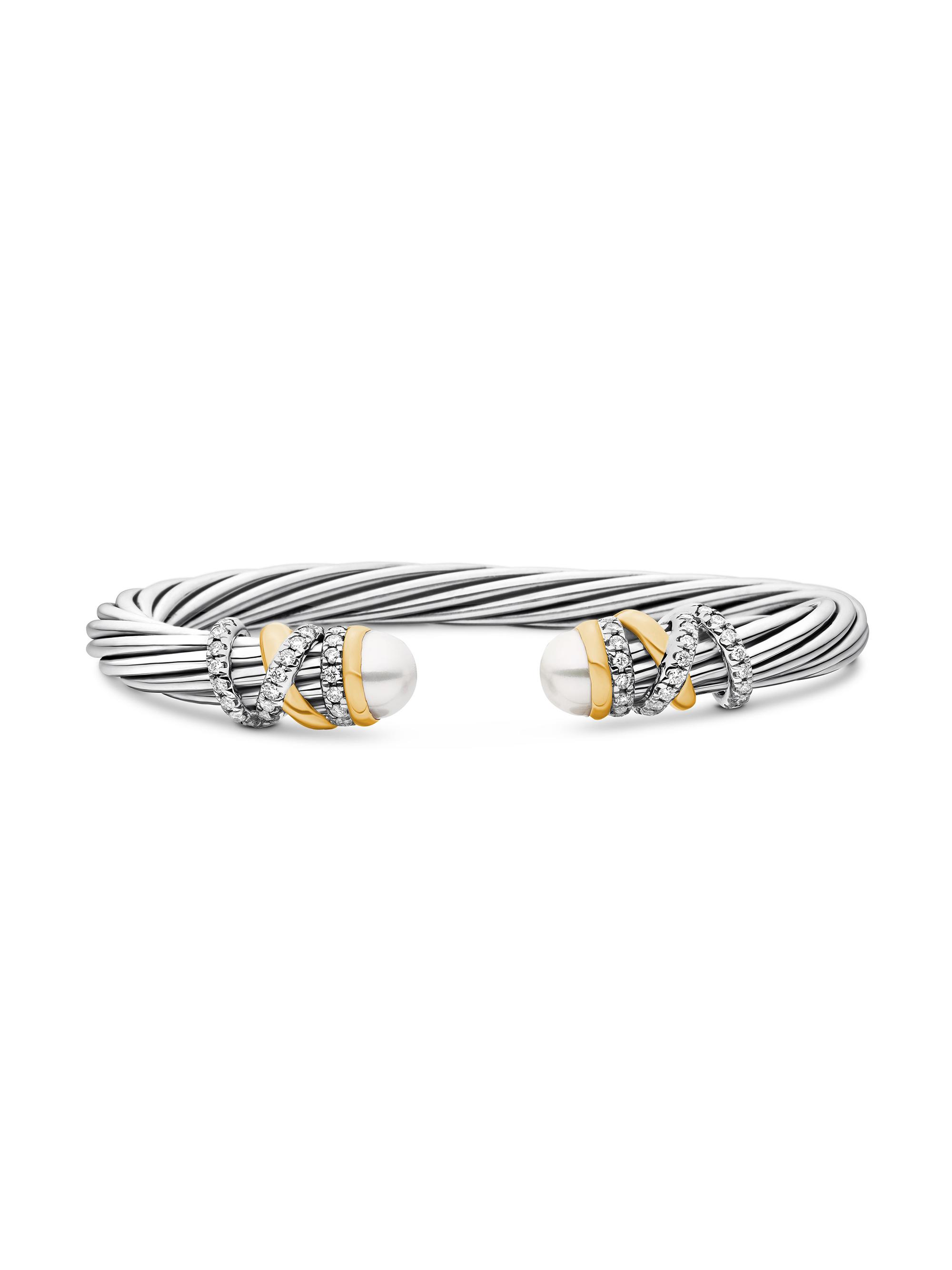 David Yurman Women's Helena Bracelet in Sterling Silver - Pearl
