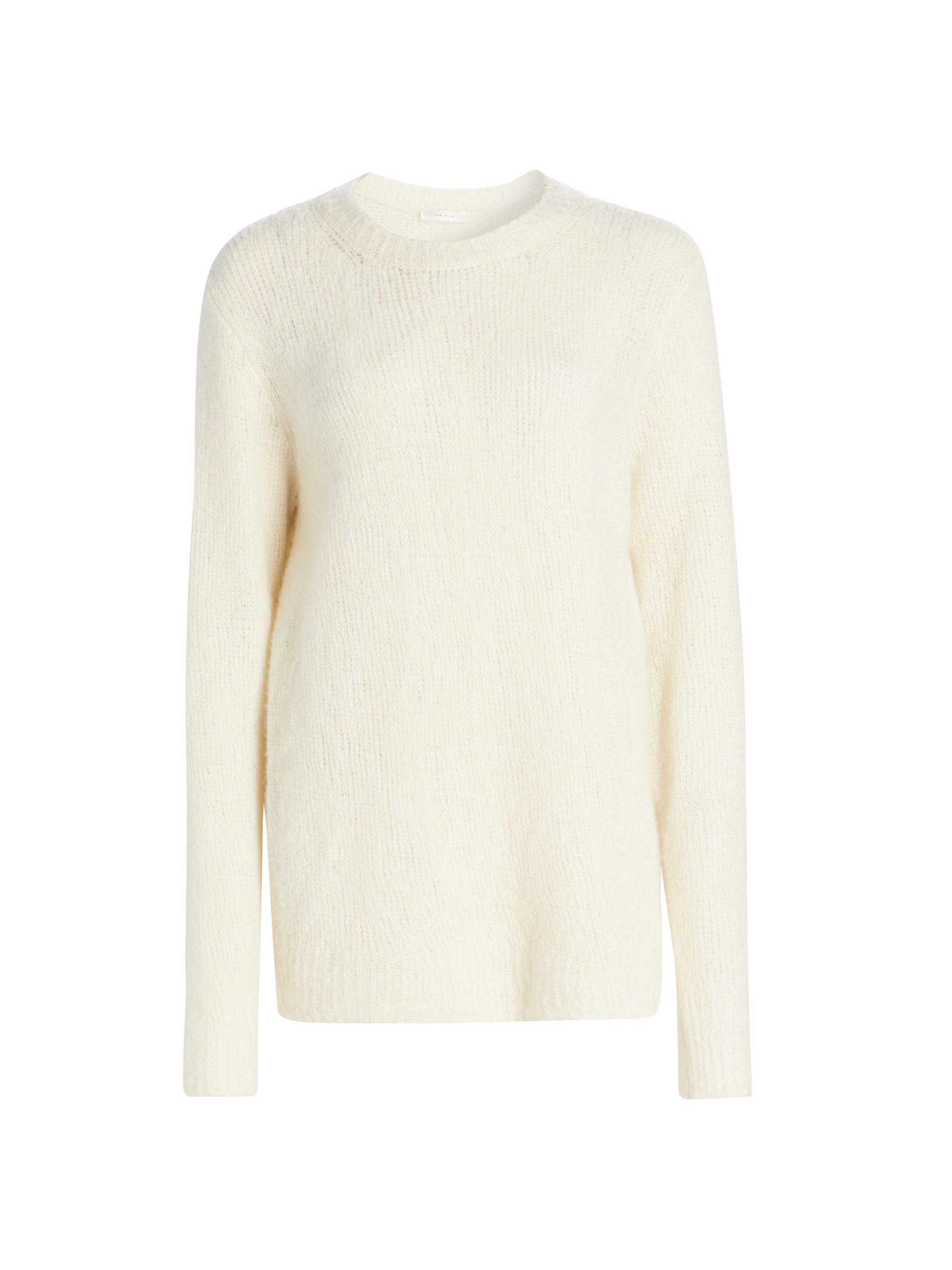 The Row Women's Gersten Cashmere Open-Knit Sweater - Greige