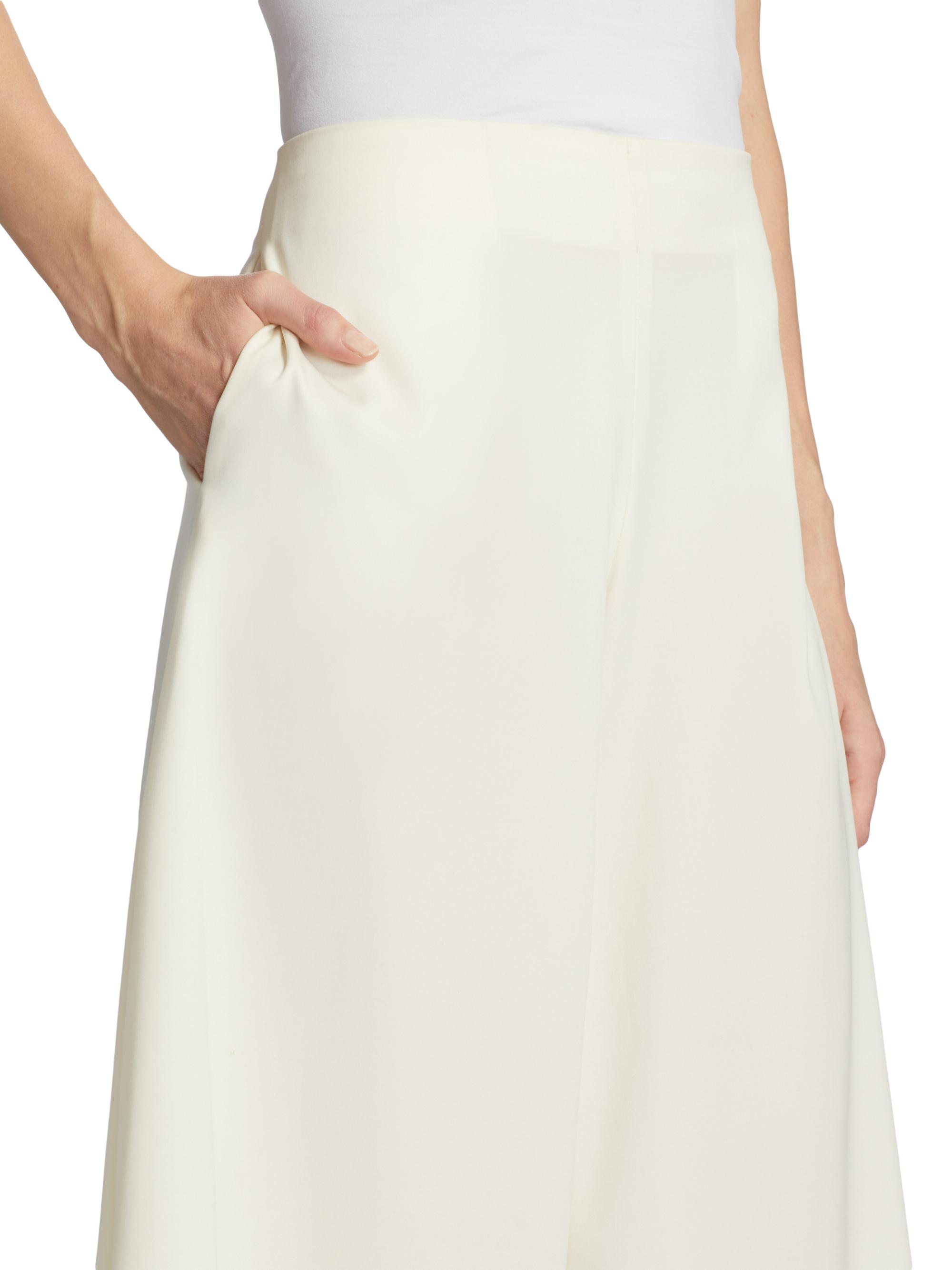 The Row Dela Wool Wide-Leg Pants | Saks Fifth Avenue