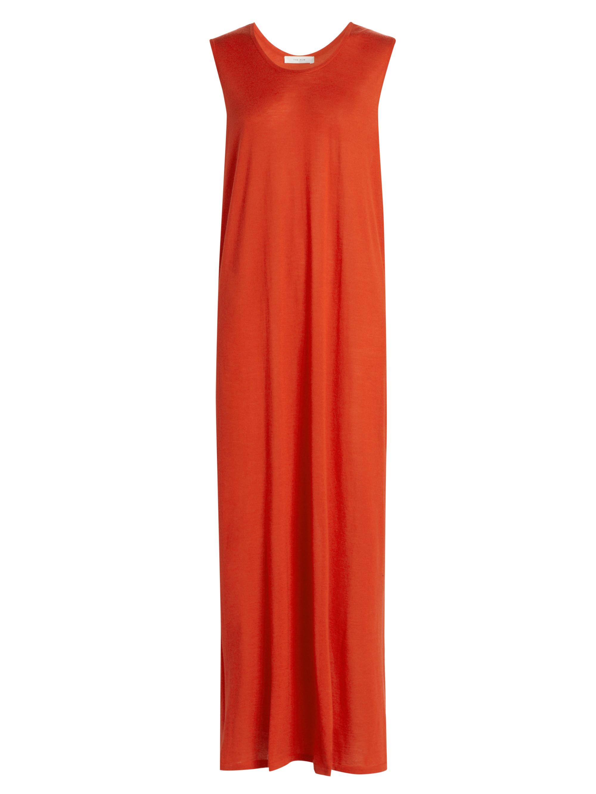 The Row Women's Gianna Cashmere Sleeveless Maxi Dress - Firetruck