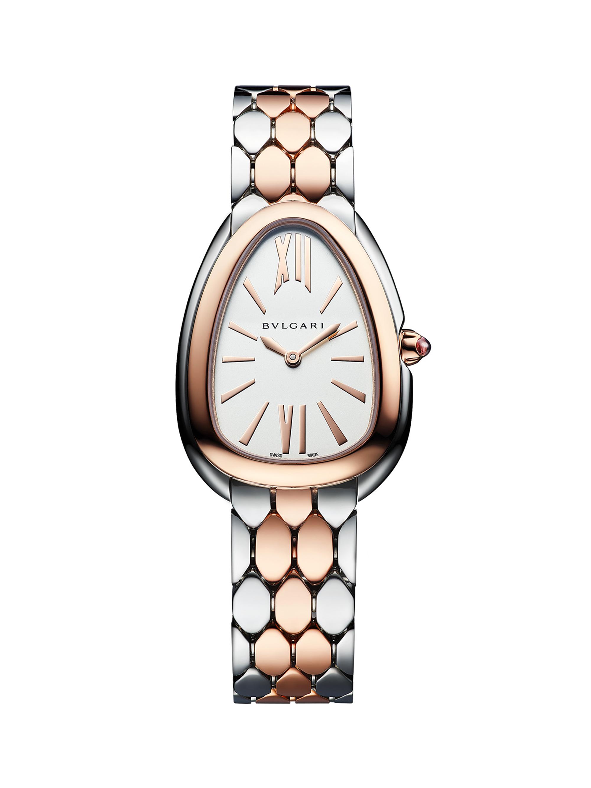 BVLGARI Women's Serpenti Seduttori 18K Rose Gold & Steel Bracelet Watch/33MM - Rose Gold