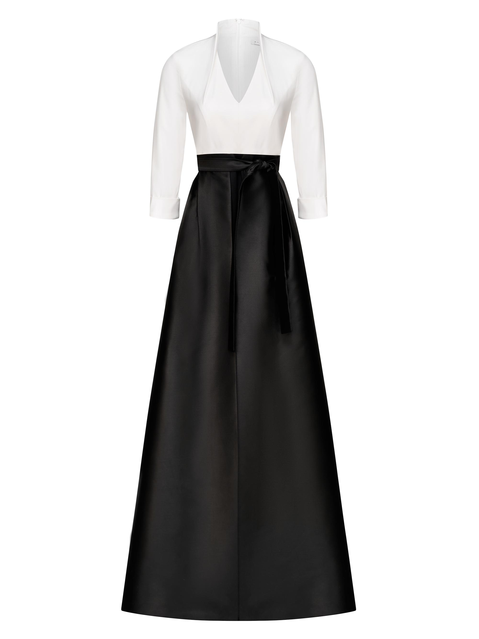 Kay Unger Women's Sharon Walk-Thru Jumpsuit - White Black