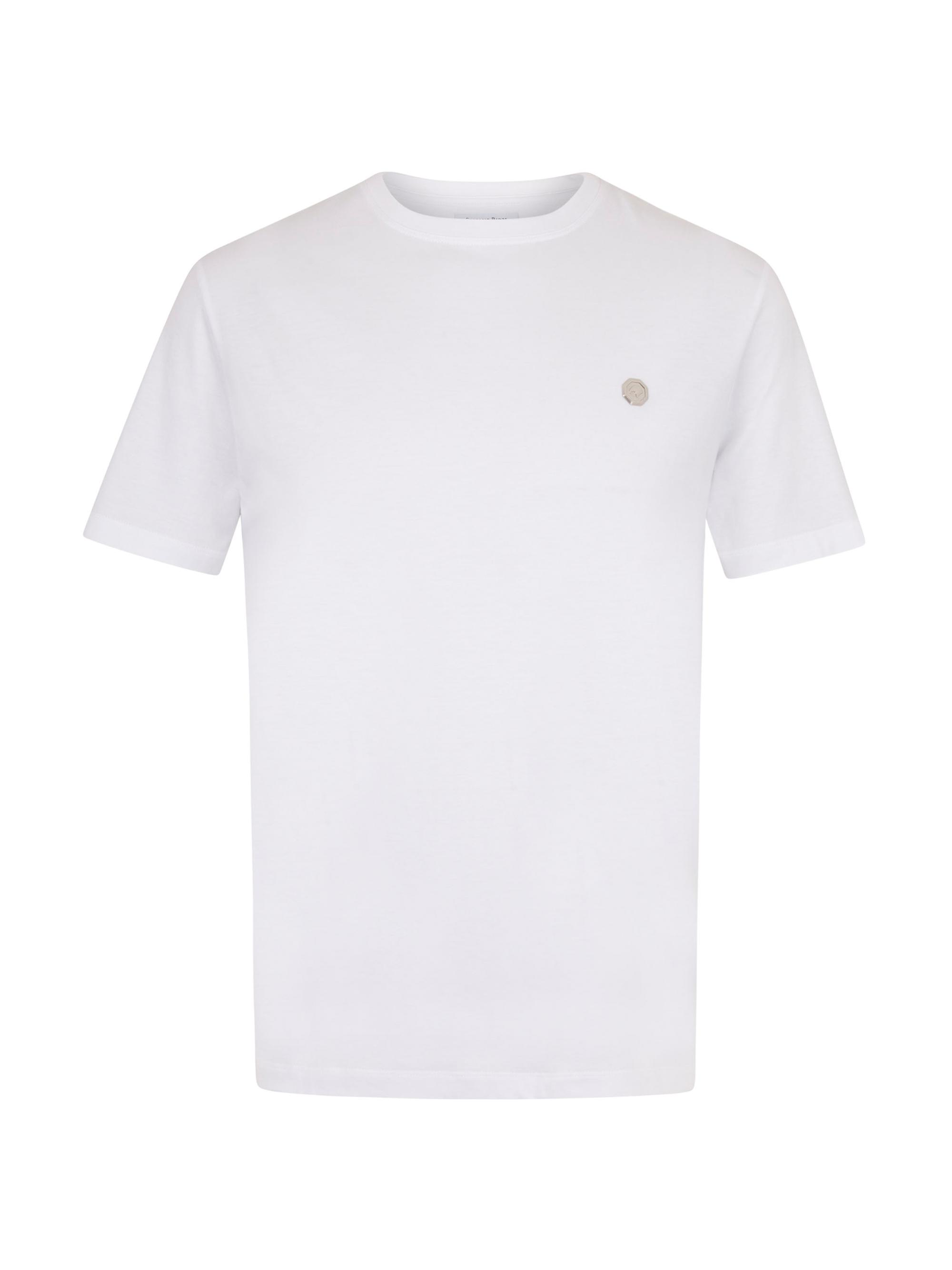 Stefano Ricci Men's Crewneck T-Shirt - White