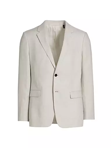 Chambers Linen Two-Button Suit Jacket