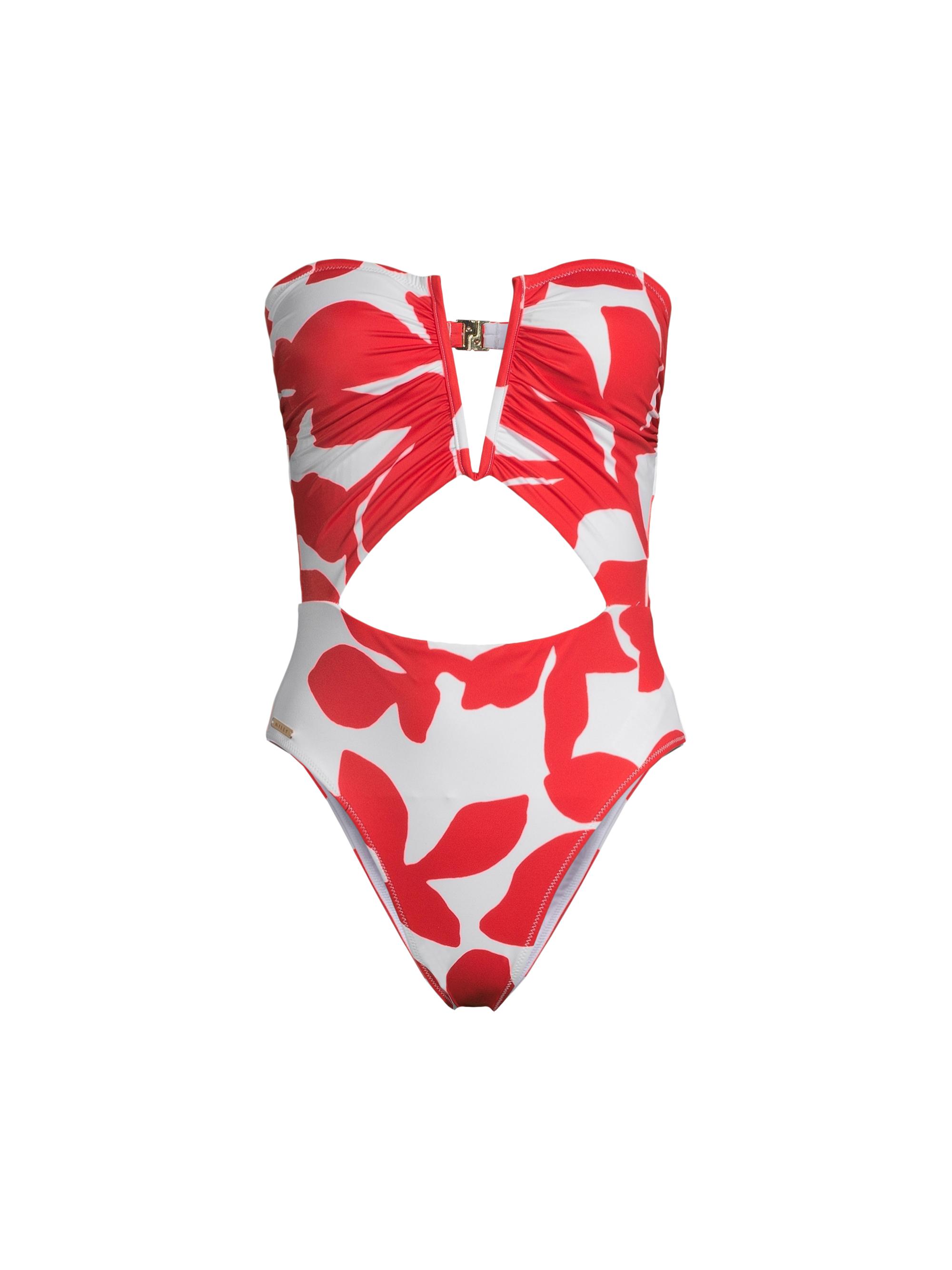 Milly Women's Beach Diva One-Piece Swimsuit - Red White
